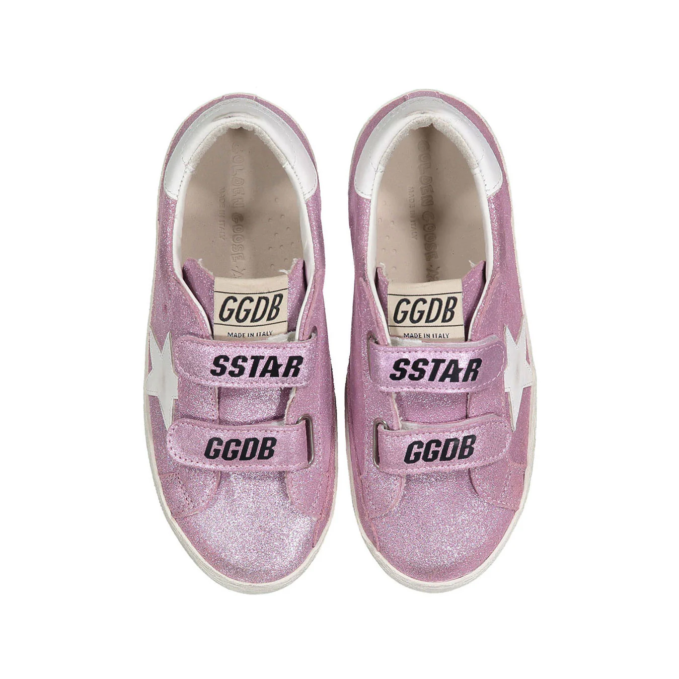 Golden Goose Pink/White Old School Sneaker