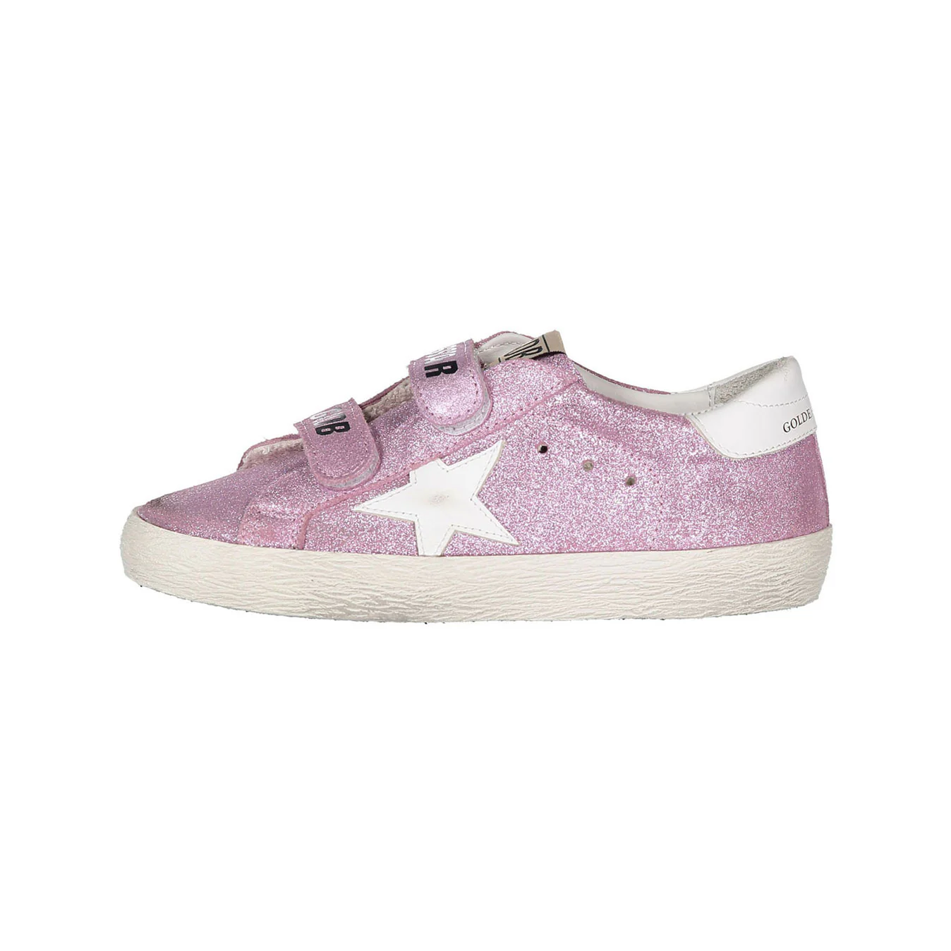 Golden Goose Pink/White Old School Sneaker - Image 2