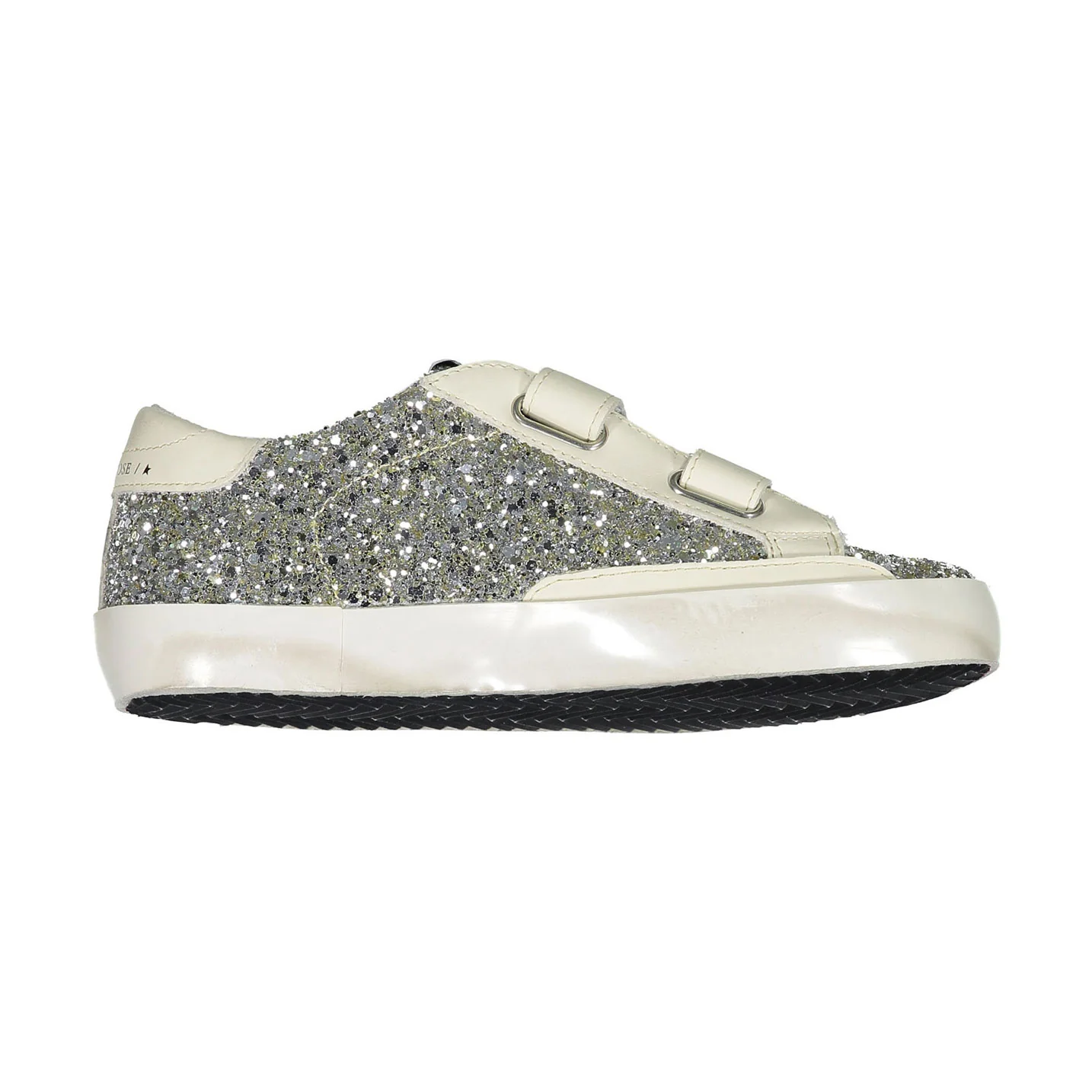 Golden Goose Platinum/Cream Old School Sneaker - Image 3