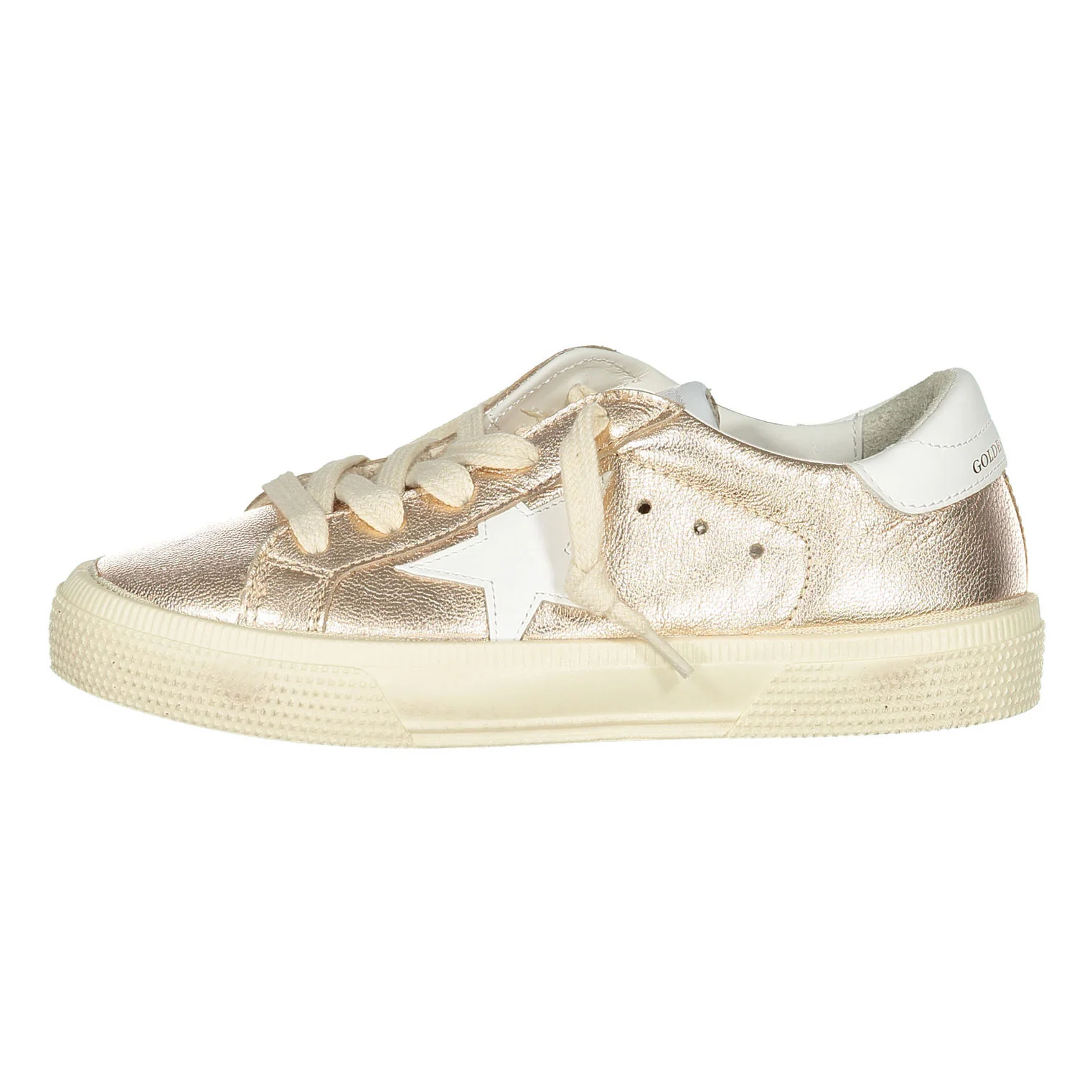 Golden Goose Rame/White May Leather Sneaker - Image 3
