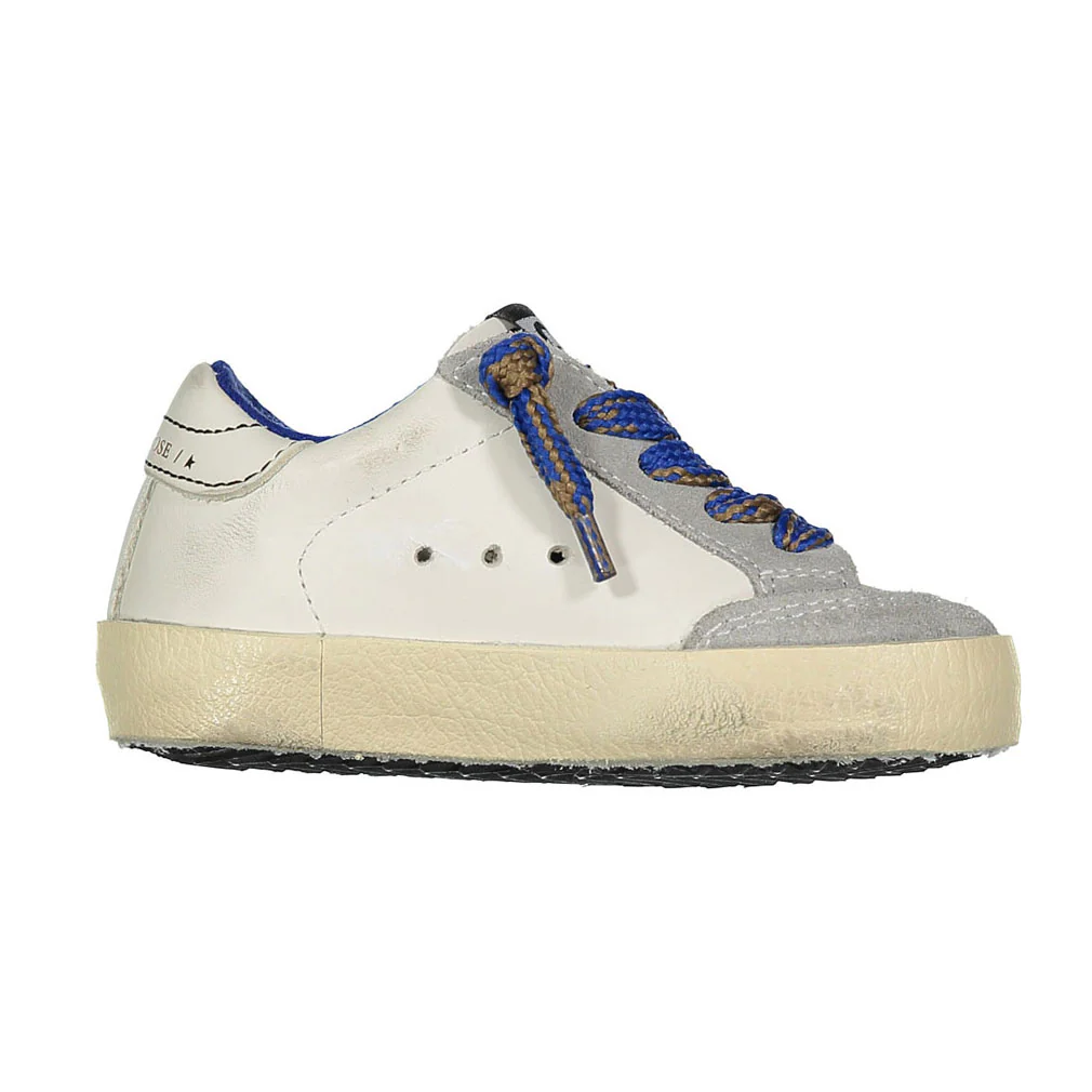 Golden Goose White/Blue/Ice Superstar Sneaker - Image 3
