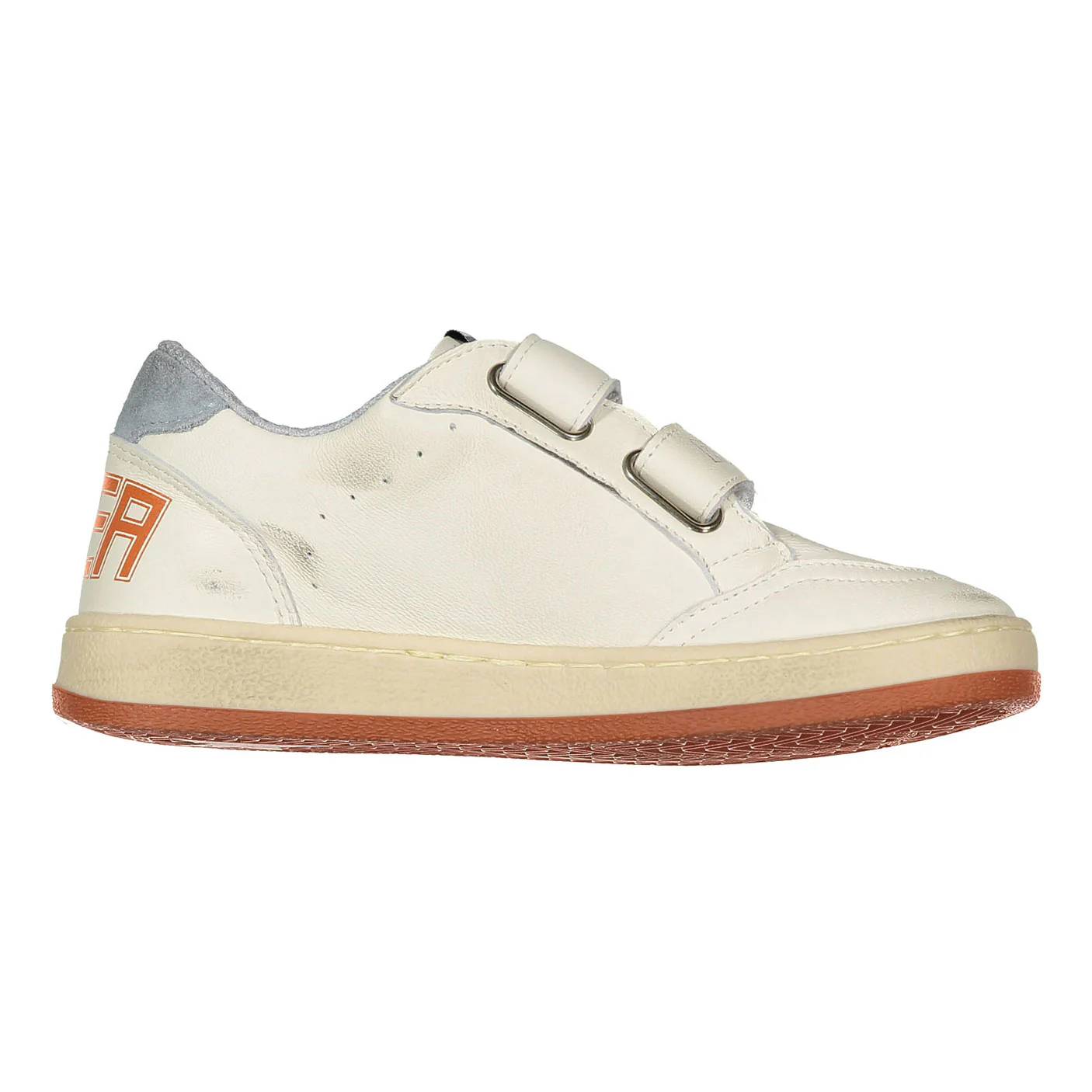 Golden Goose White/Gray/Light Blue Ballstar Strap Sneaker - Image 3
