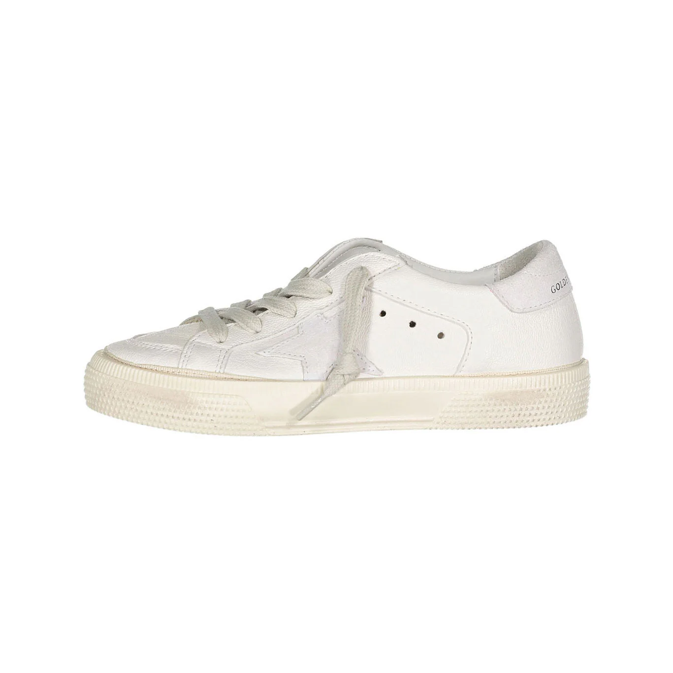 Golden Goose White May Nappa Sneaker - Image 2
