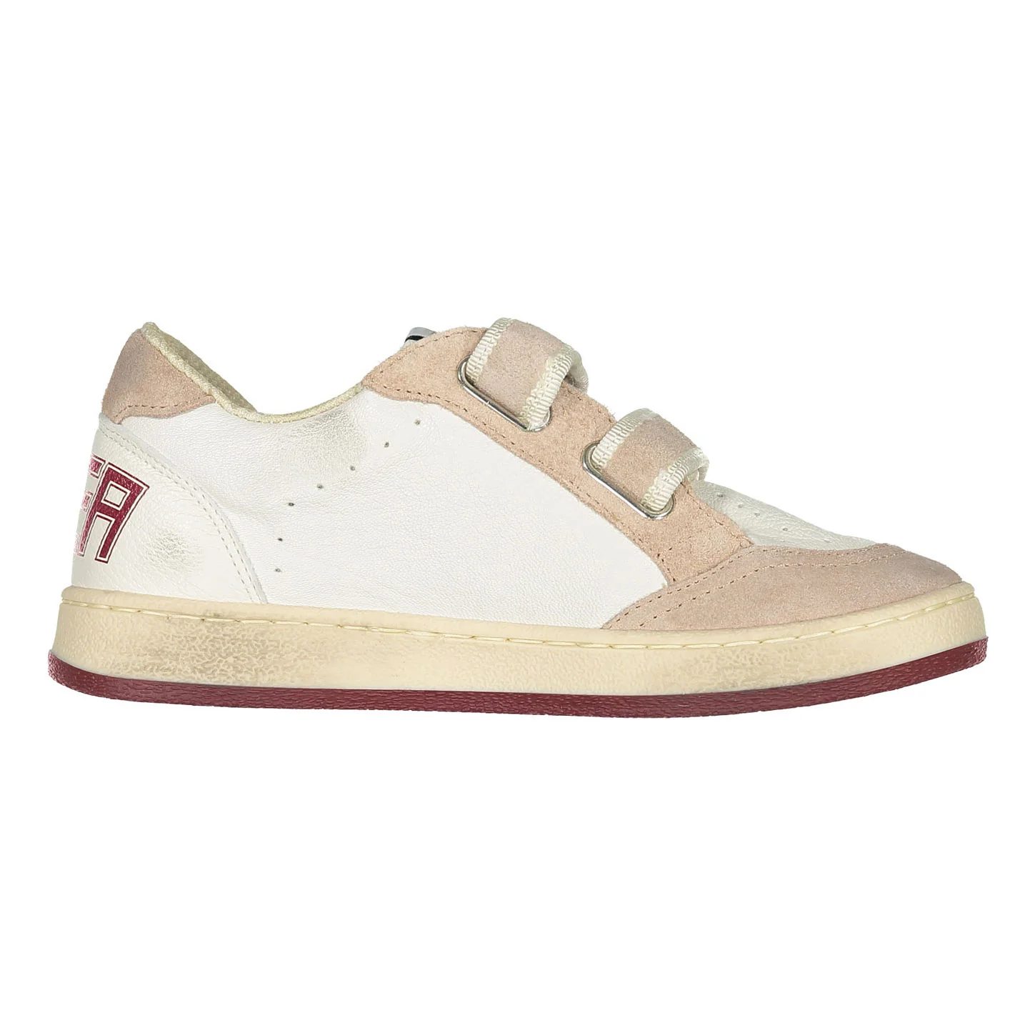 Golden Goose White/Red/Pink Ballstar Strap Sneaker - Image 3