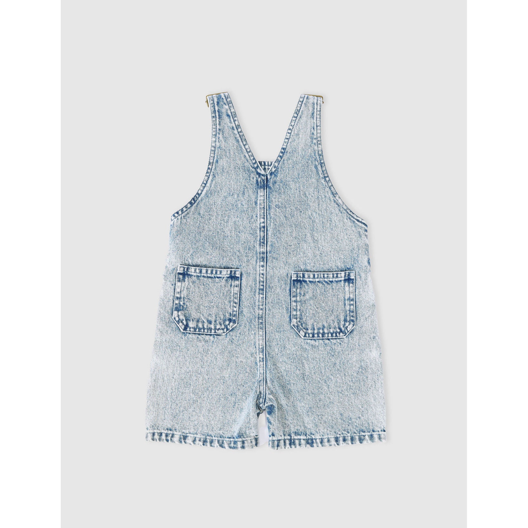 Goldie and Ace Blue Burton Washed Denim Overalls - Image 2