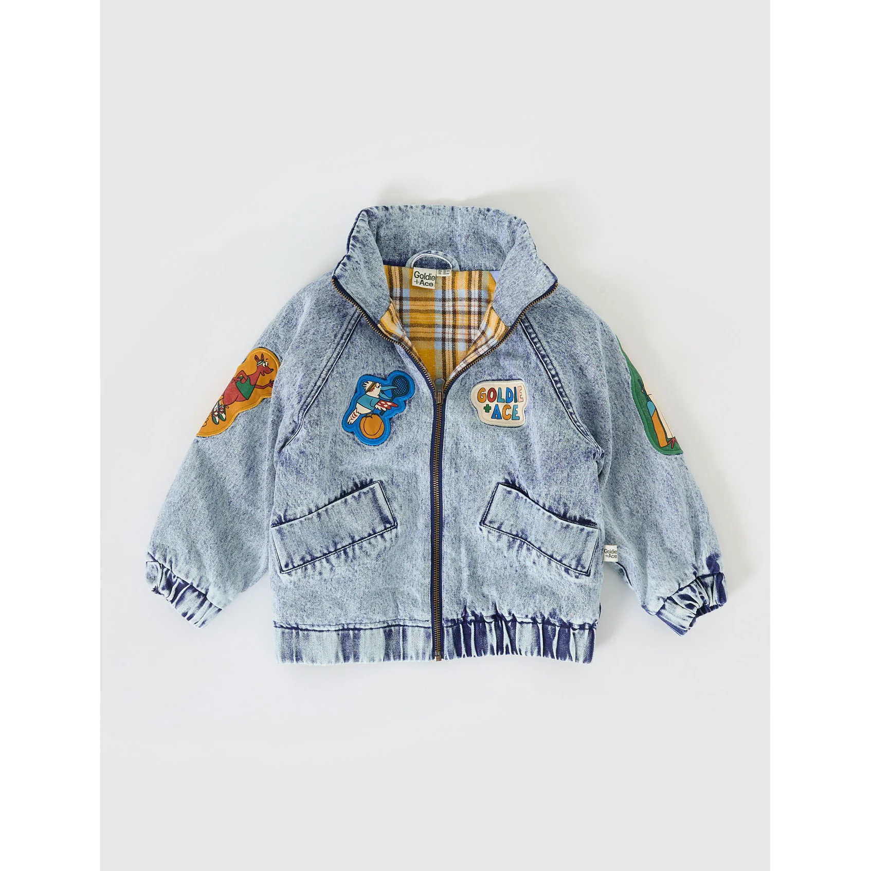 Goldie and Ace Blue Denim Ari Jacket