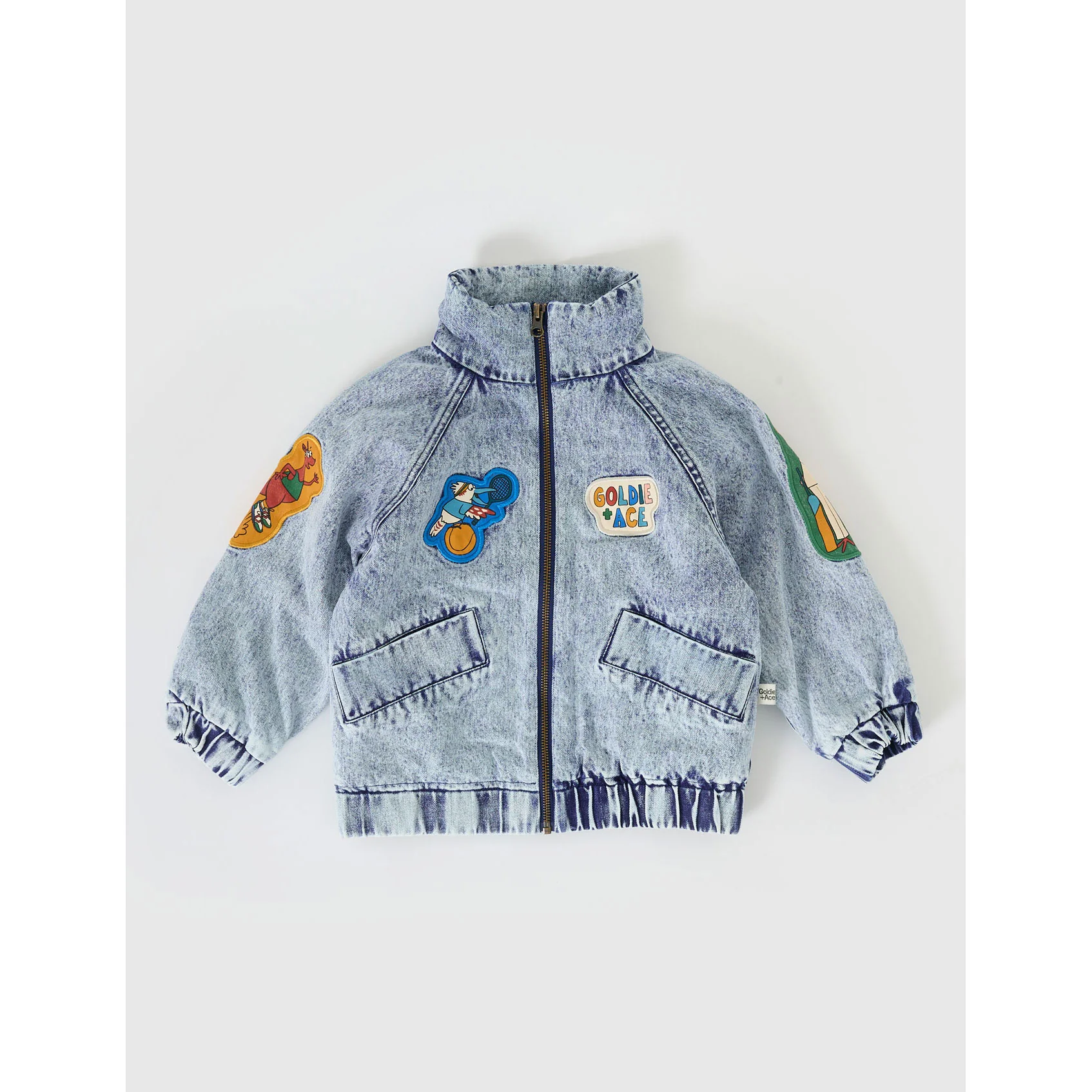 Goldie and Ace Blue Denim Ari Jacket - Image 2