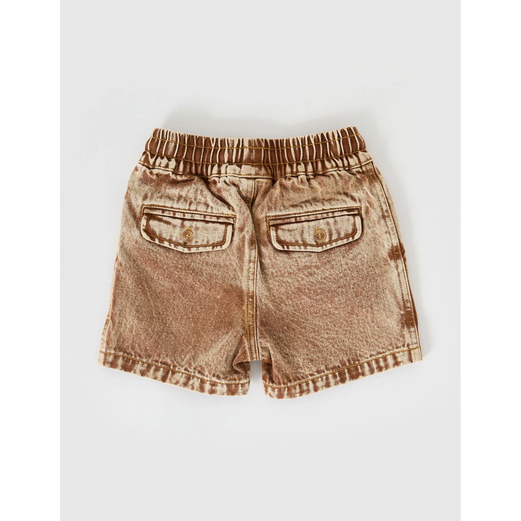 Goldie and Ace Brown Noah Denim Shorts - Image 2