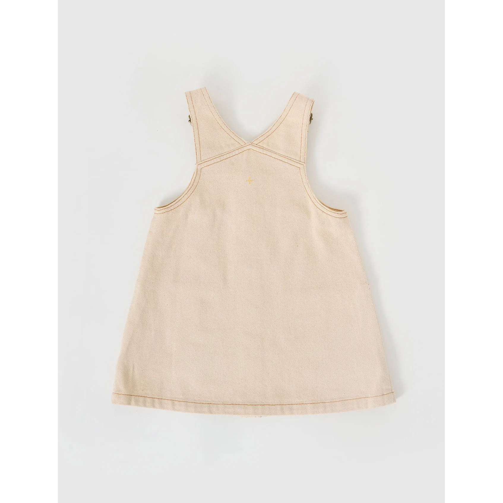 Goldie and Ace Oat Penelope Pinafore Pocket Dress - Image 2