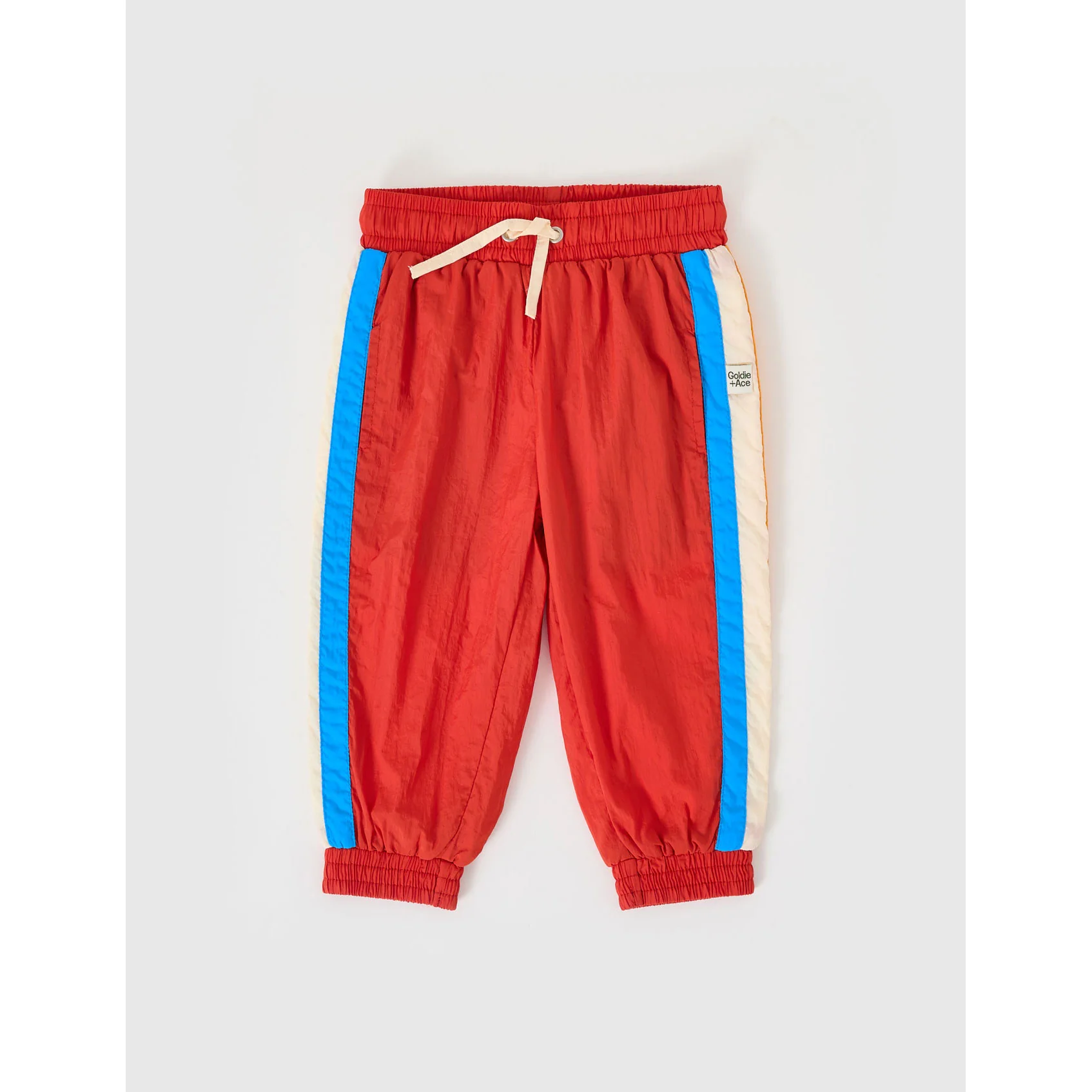 Goldie and Ace Red Retro Lightweight Sporty Pants