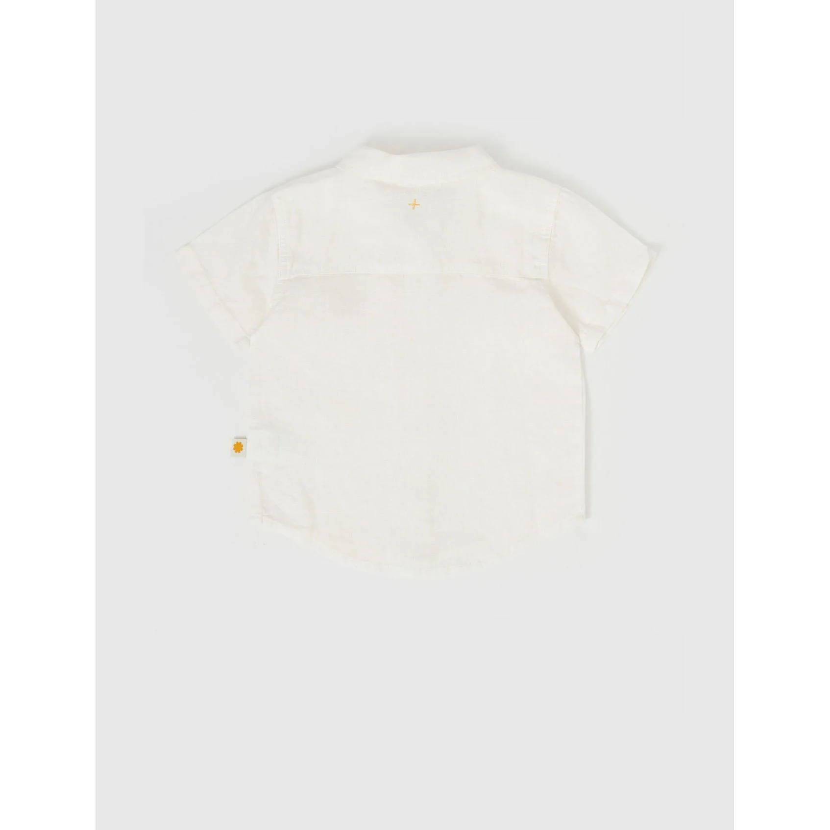 Goldie and Ace Ivory Holiday Linen Shirt - Image 2