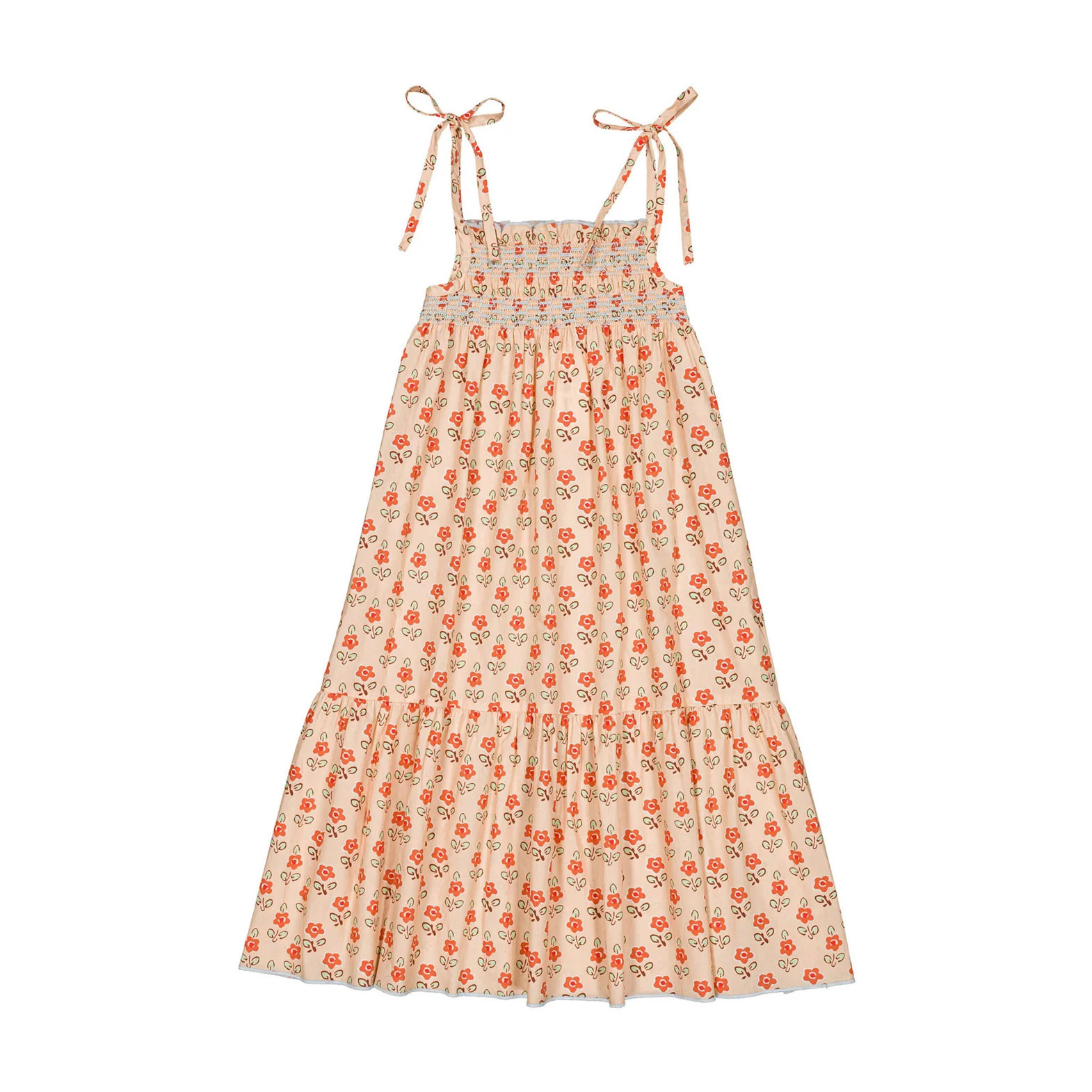 Hello Simone Apricot Sablet  Elisa Dress