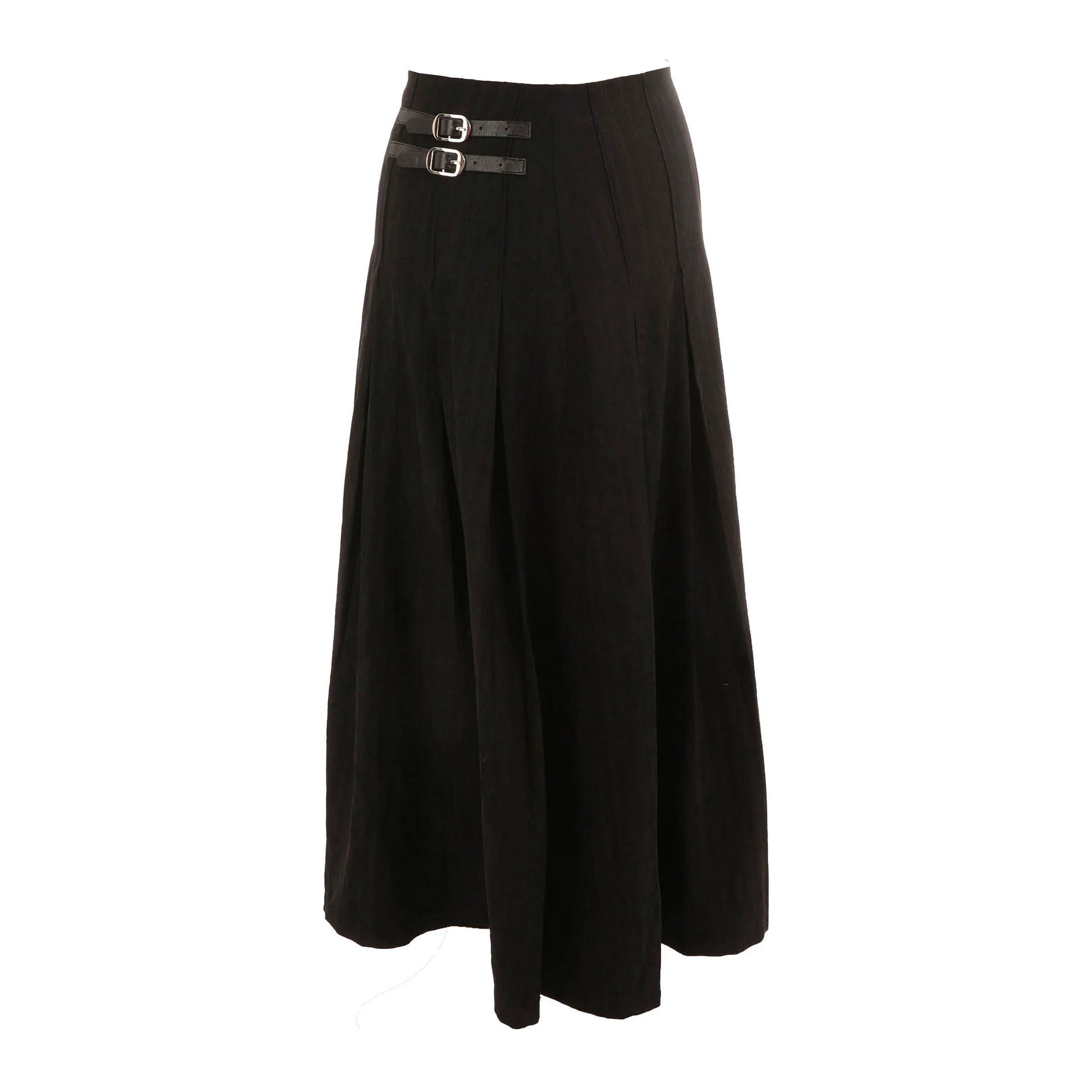 HEV Black Buckle Skirt