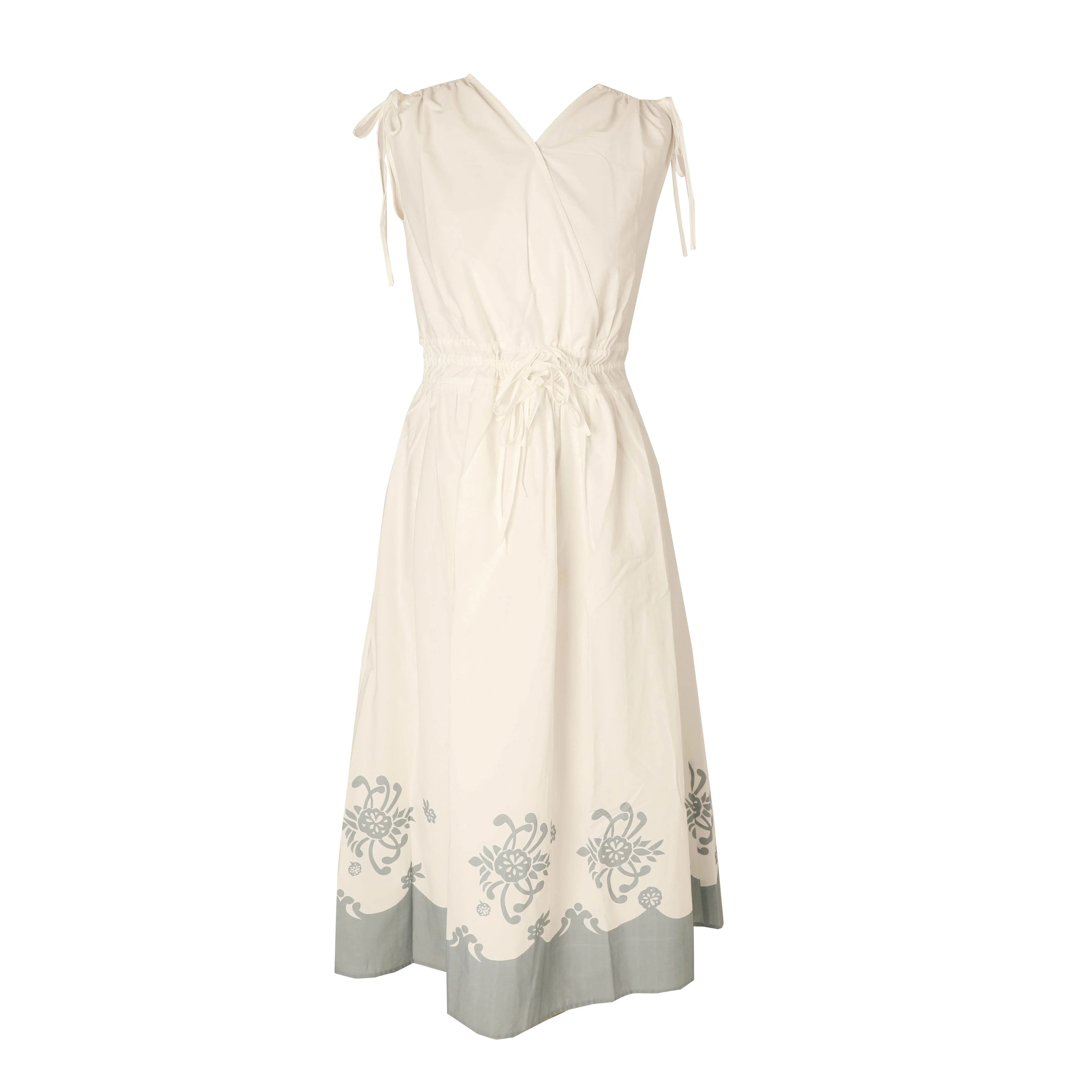 HEV Light Blue Pully Strings Dress