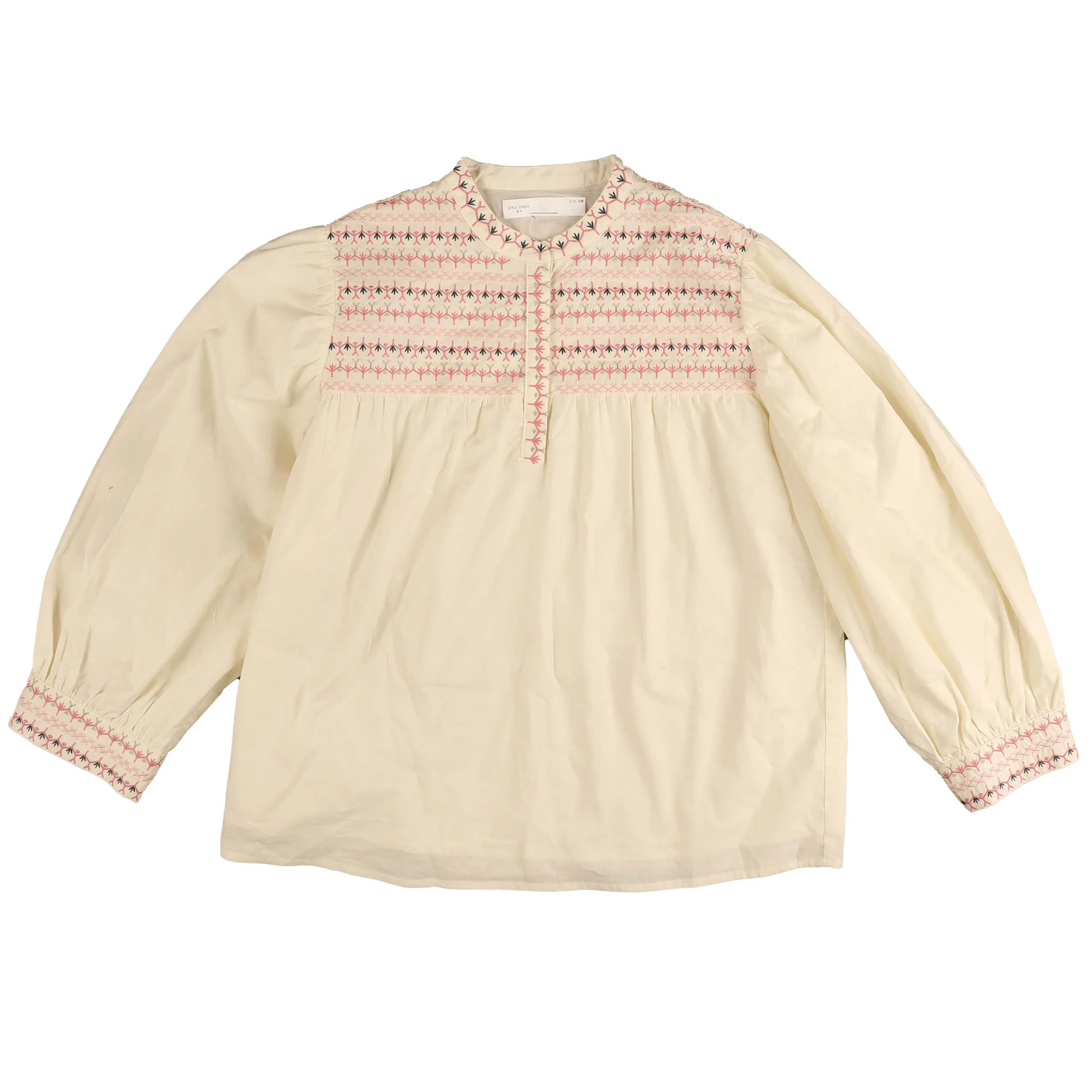 HEV Vanilla Embroidery Detail Shirt