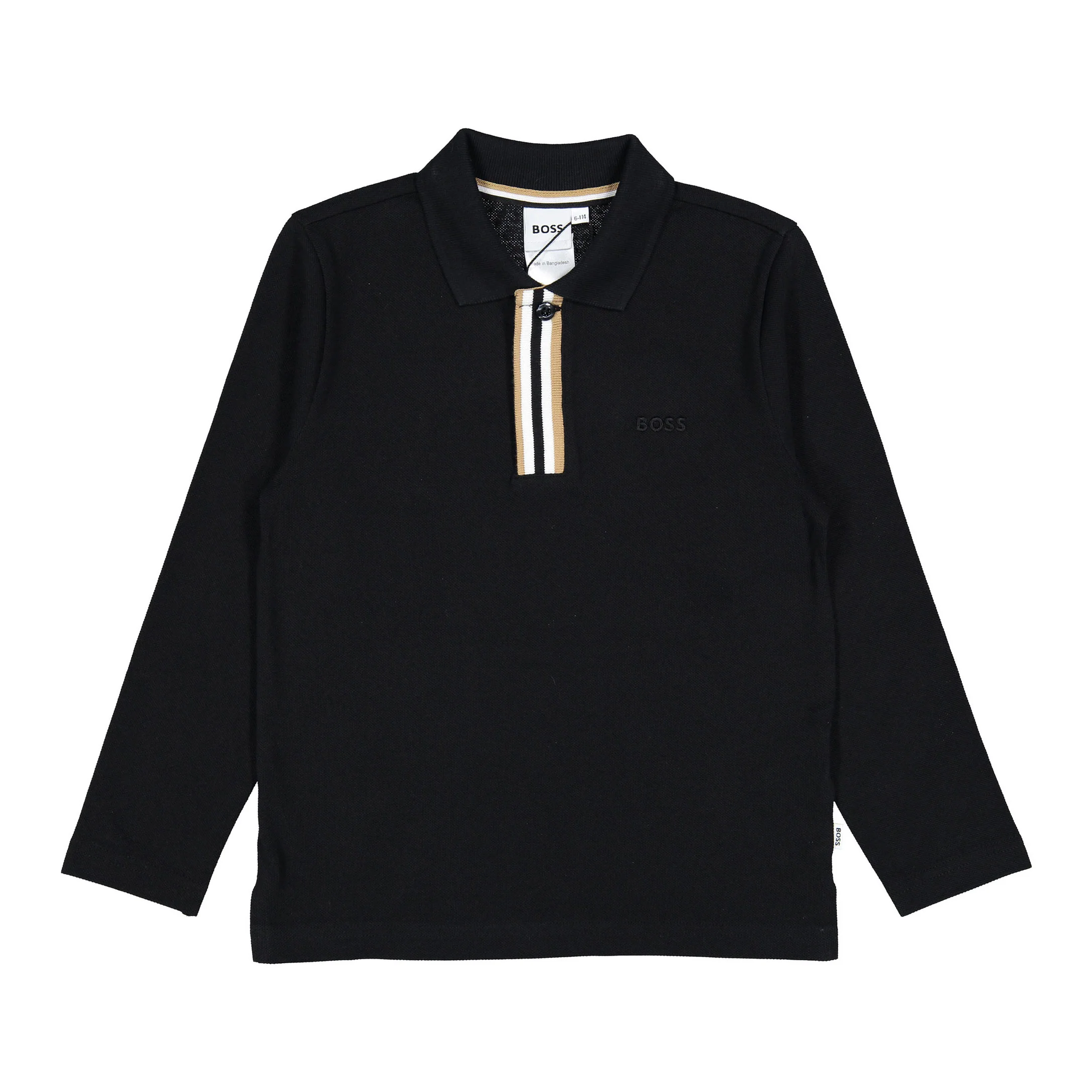 Hugo Boss Black Long Sleeve Polo