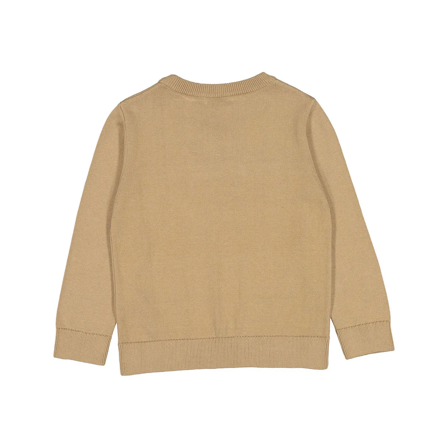 Hugo Boss Brown Mini Me Knit Embossed Logo Sweatshirt - Image 2