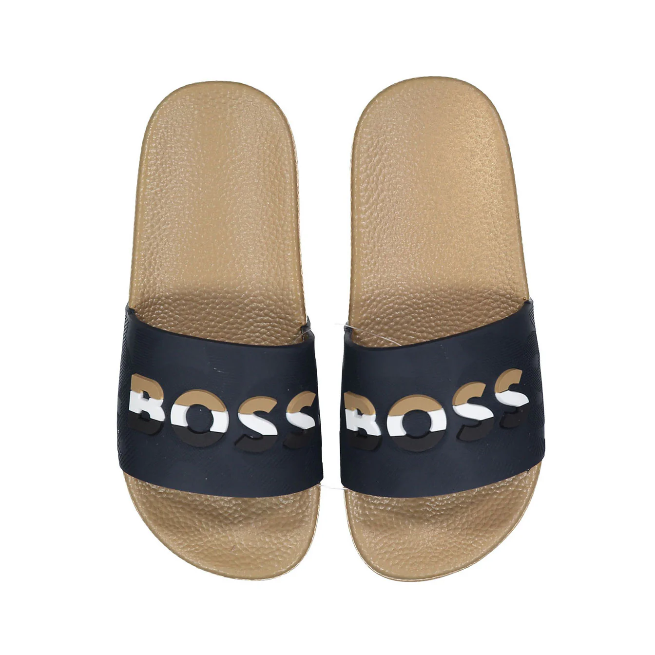 Hugo Boss Navy/Sand Slides