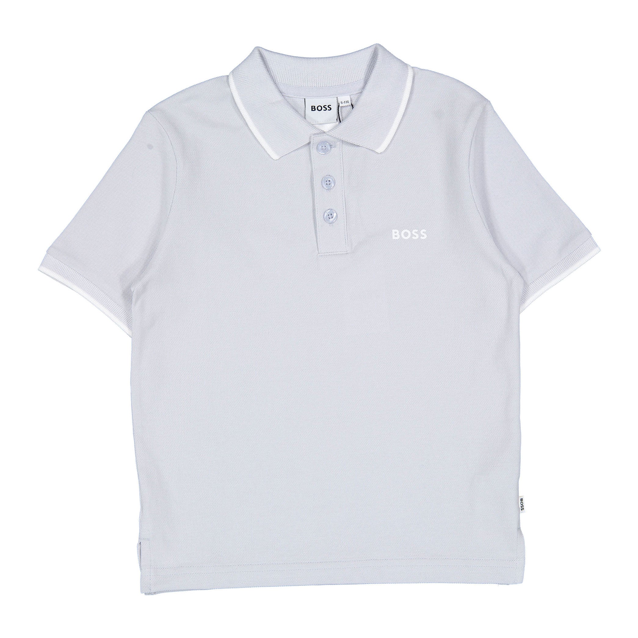 Hugo Boss Pale Blue Trim Polo