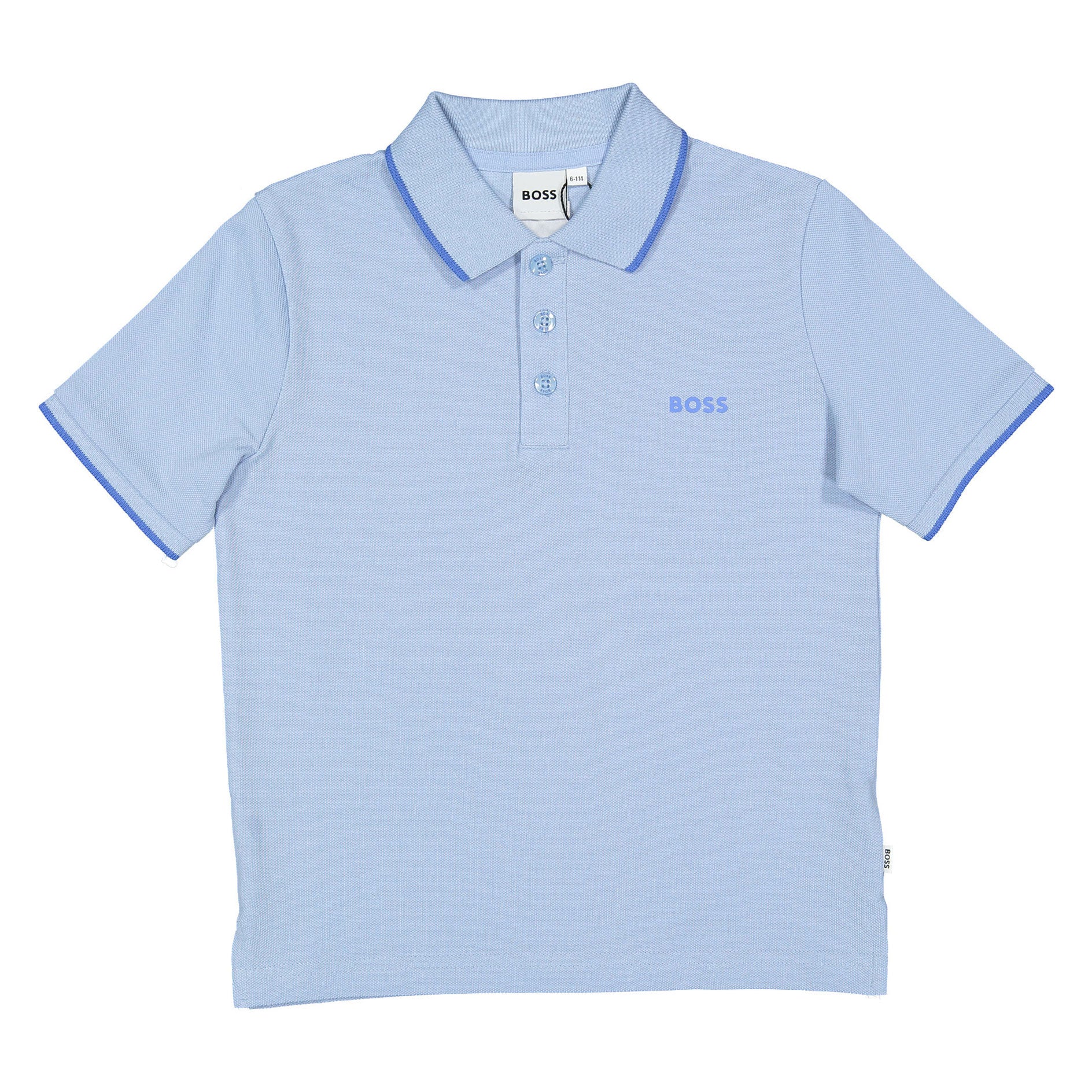 Hugo Boss Persian Blue Short Sleeves Polo