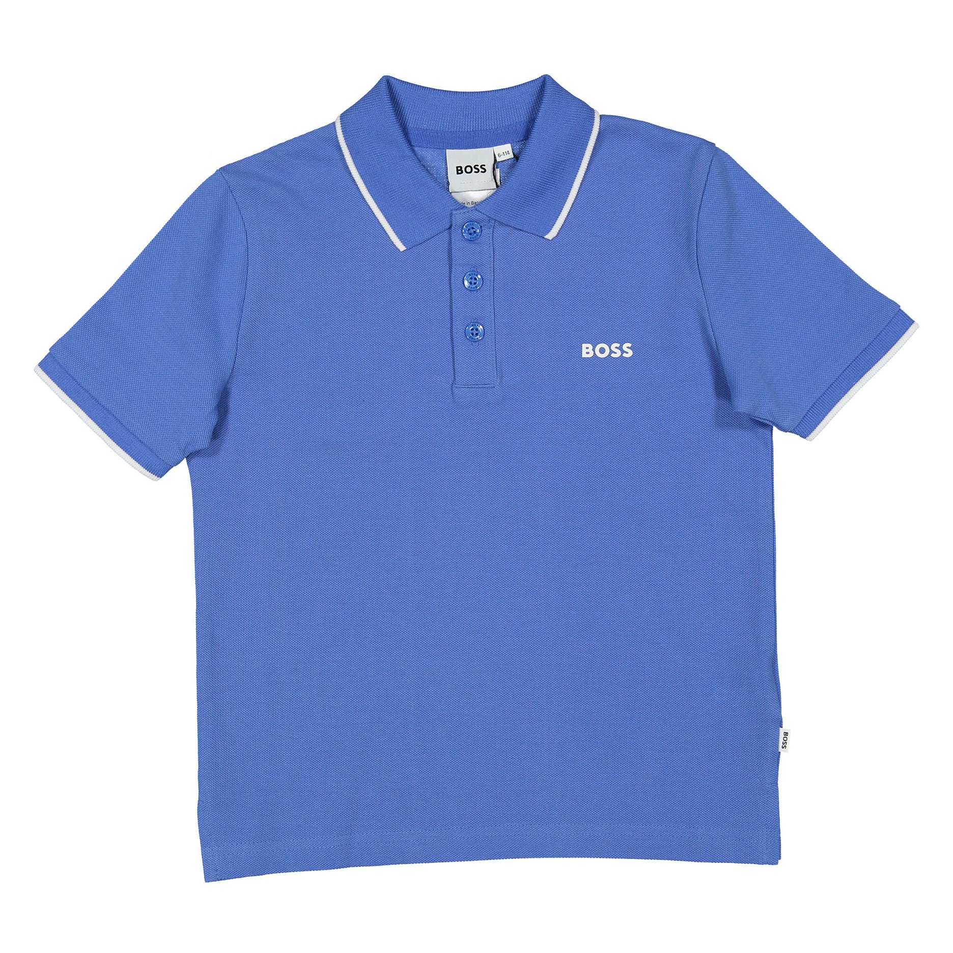 Hugo Boss Royal Blue Short Sleeves Polo