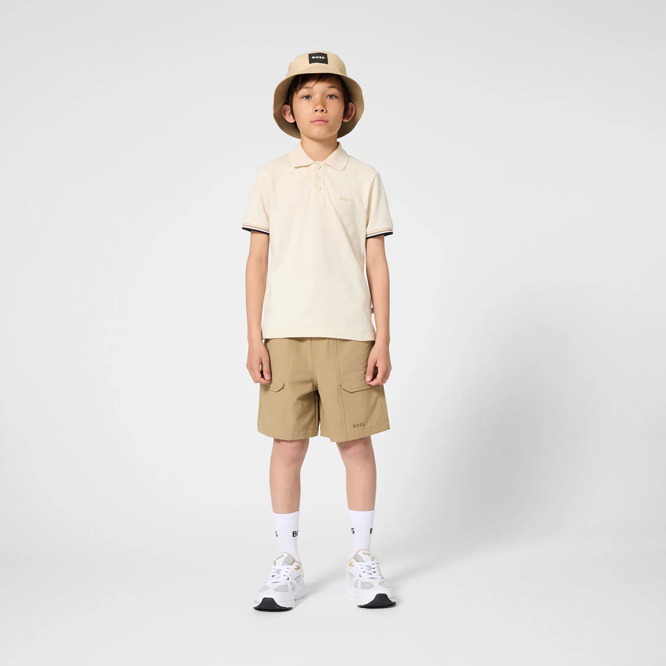 Hugo Boss Sand Pique Polo - Image 2