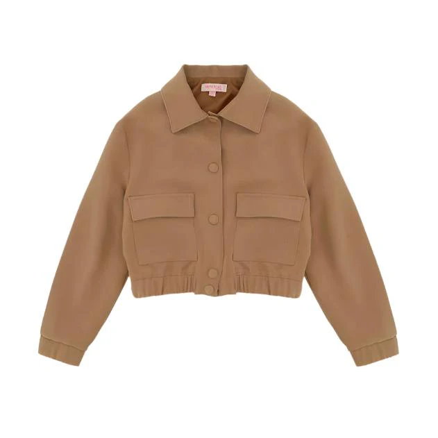 Imperial Brown Pocket Shacket