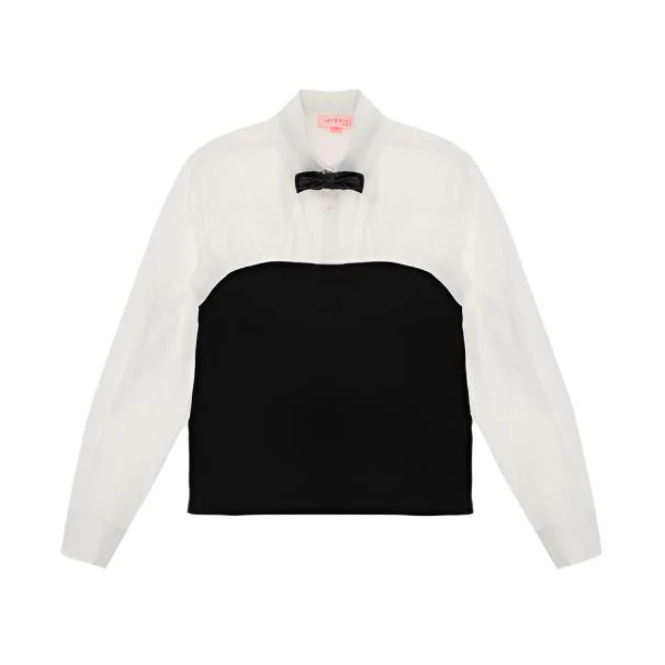 Imperial White Layered Shirt