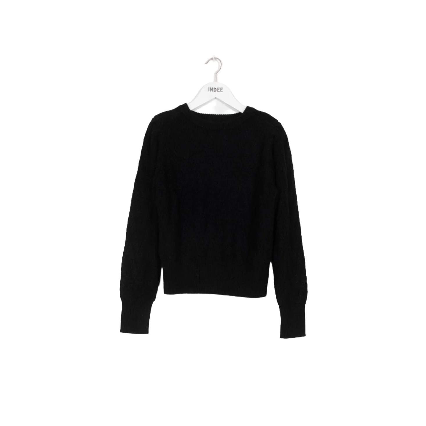 Indee Black Puff  Sleeve Pullover