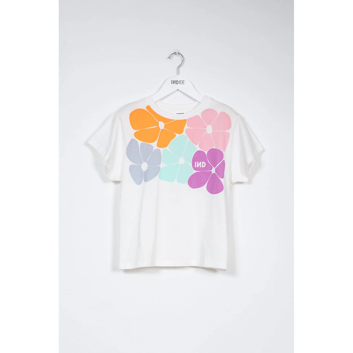 Indee Blue Flower Printed TS Tee