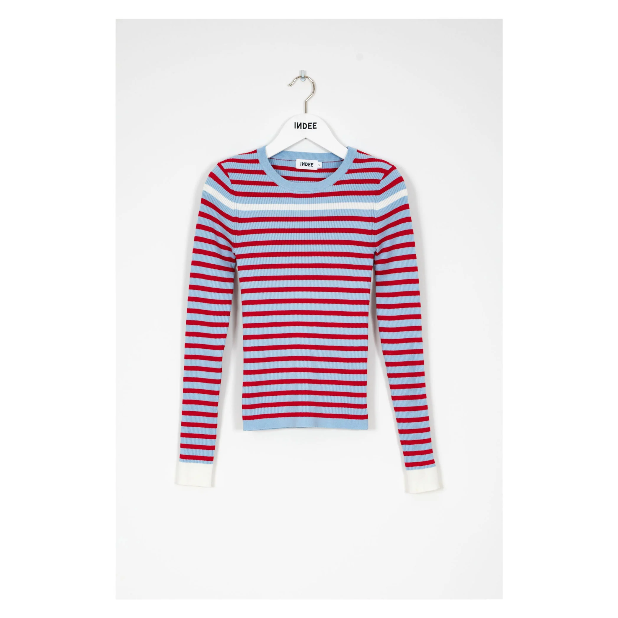 Indee Blue Striped Pullover