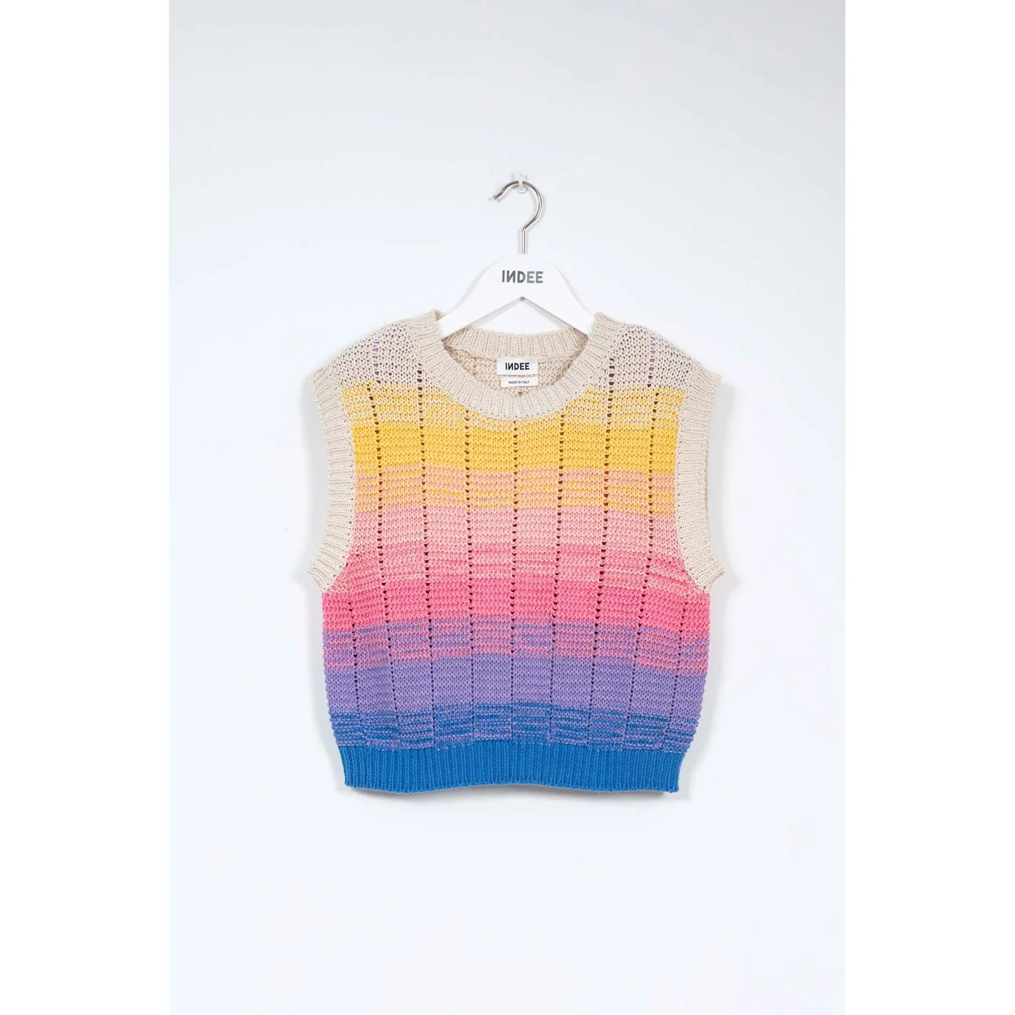 Indee Candy Pink Gradient Gilet