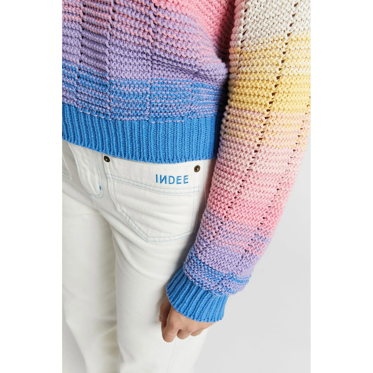 Indee Candy Pink Knitted Sweater - Image 2
