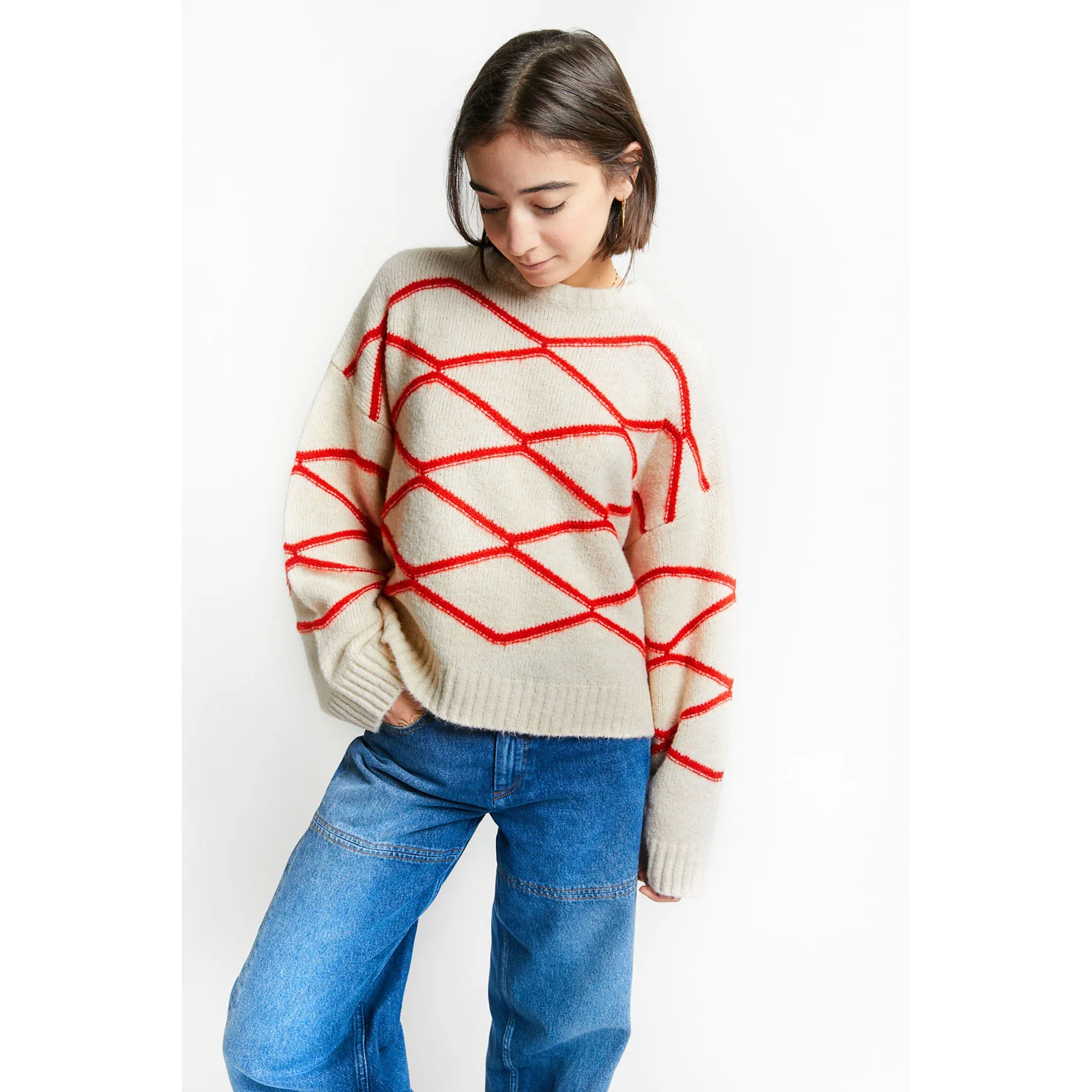 Indee Cream Triumph Pullover - Image 2