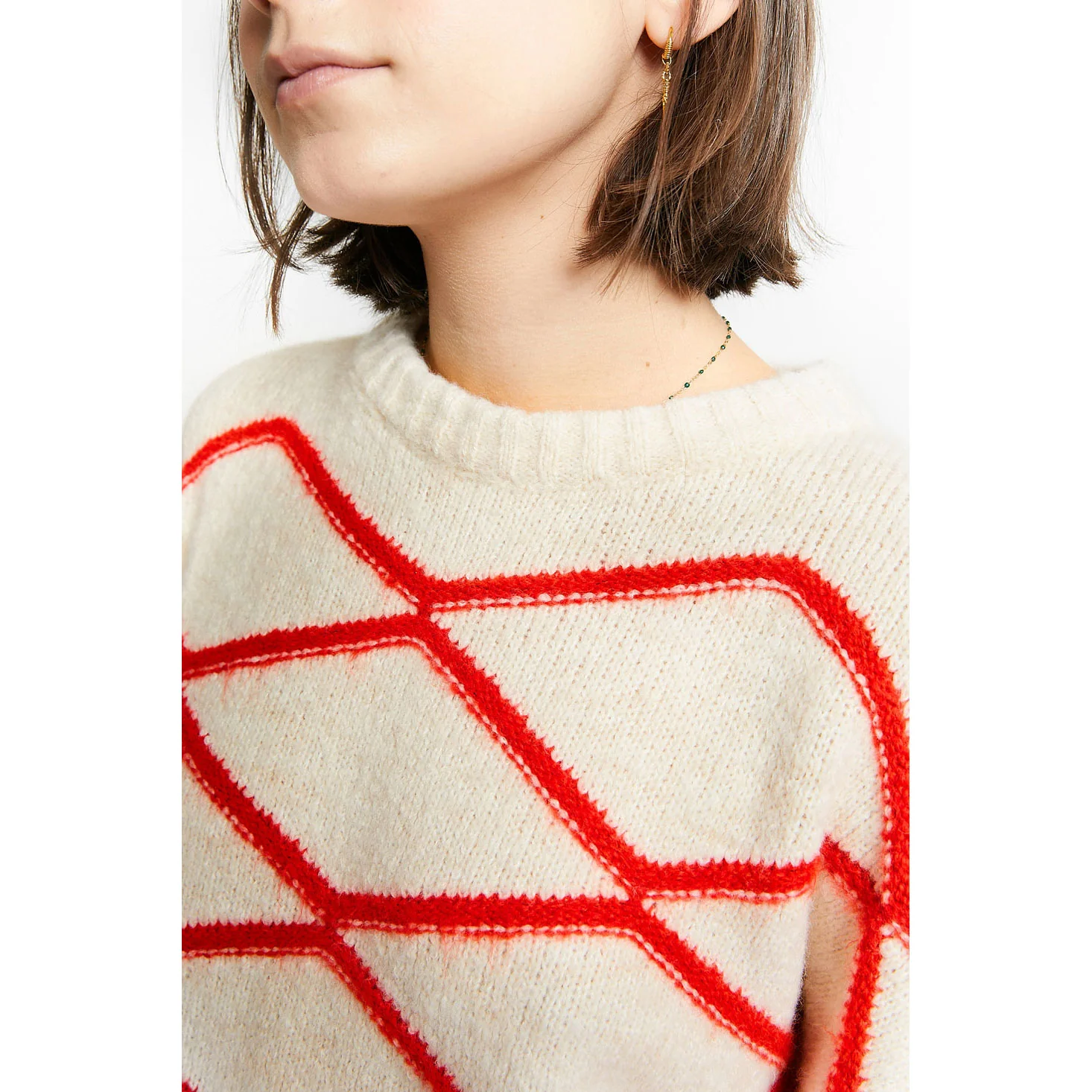 Indee Cream Triumph Pullover - Image 4