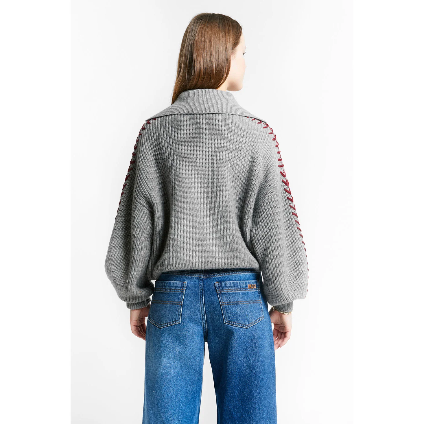 Indee Grey Tahiti Pullover - Image 4