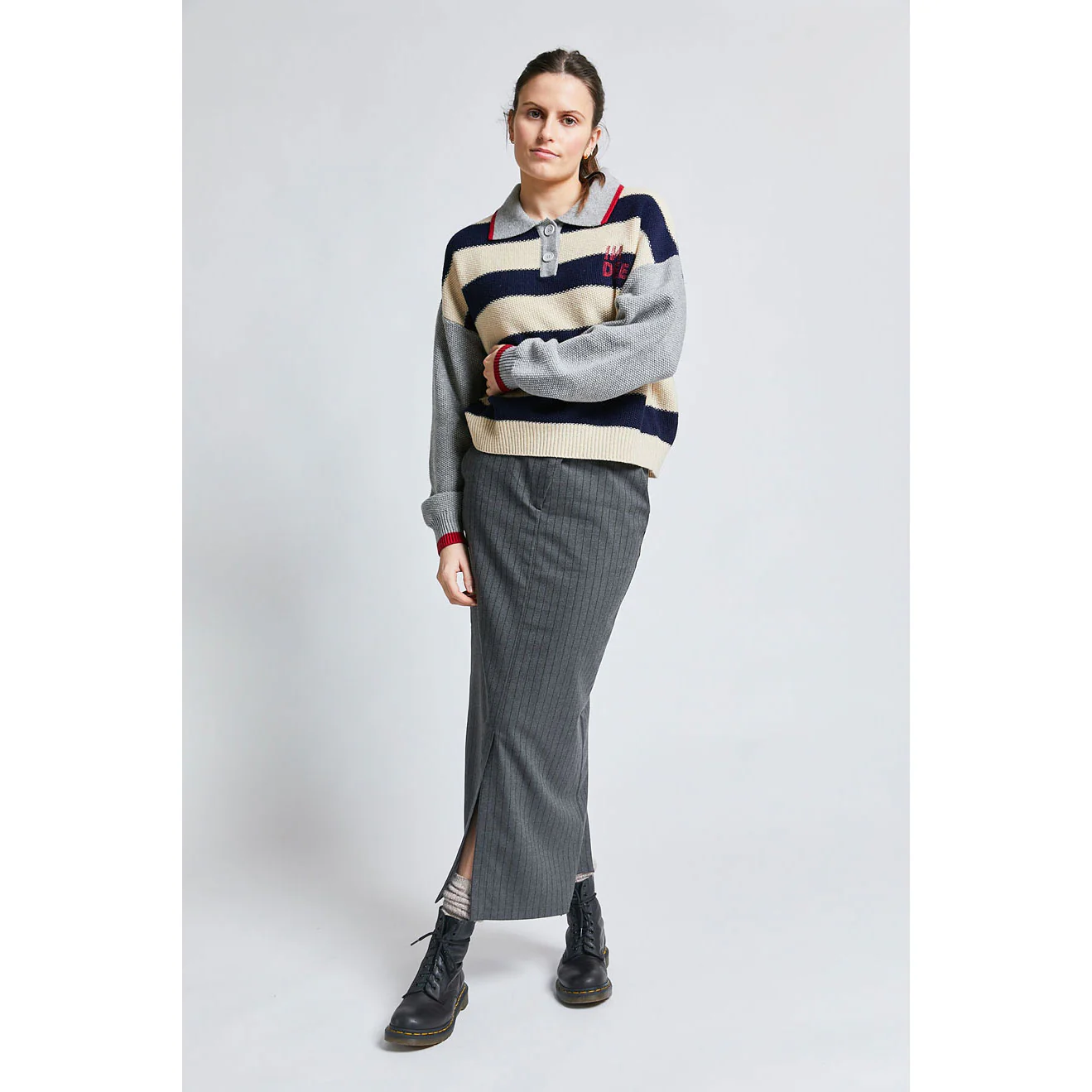 Indee Grey Treviso Skirt - Image 2