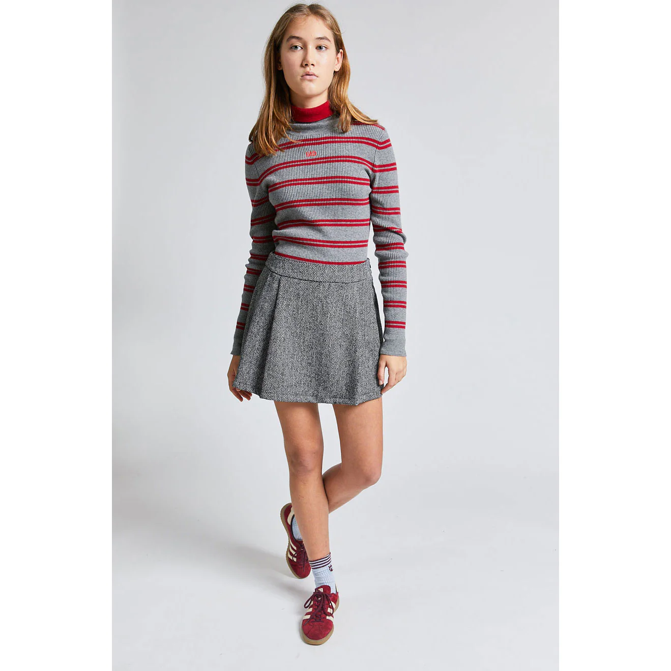 Indee Grey Twist Pullover - Image 2