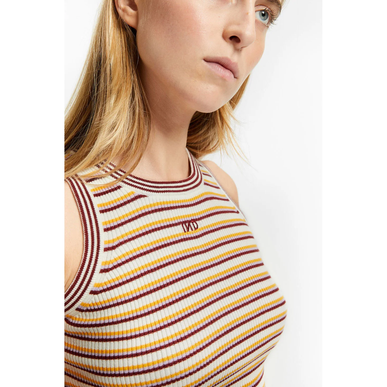 Indee Lilac Stripe Venerdi  Tank Top - Image 3