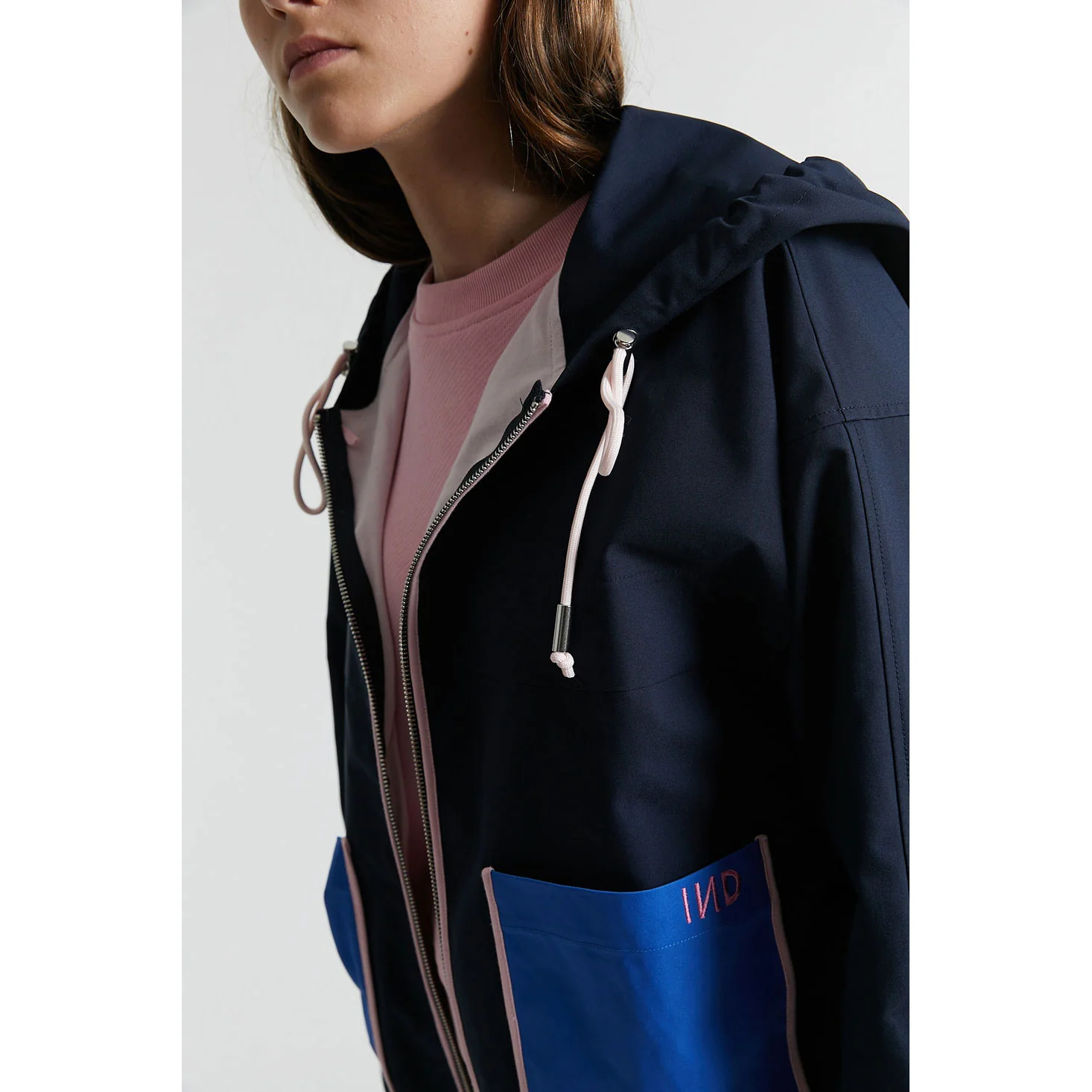 Indee Marine Blue Light Rain Jacket - Image 2