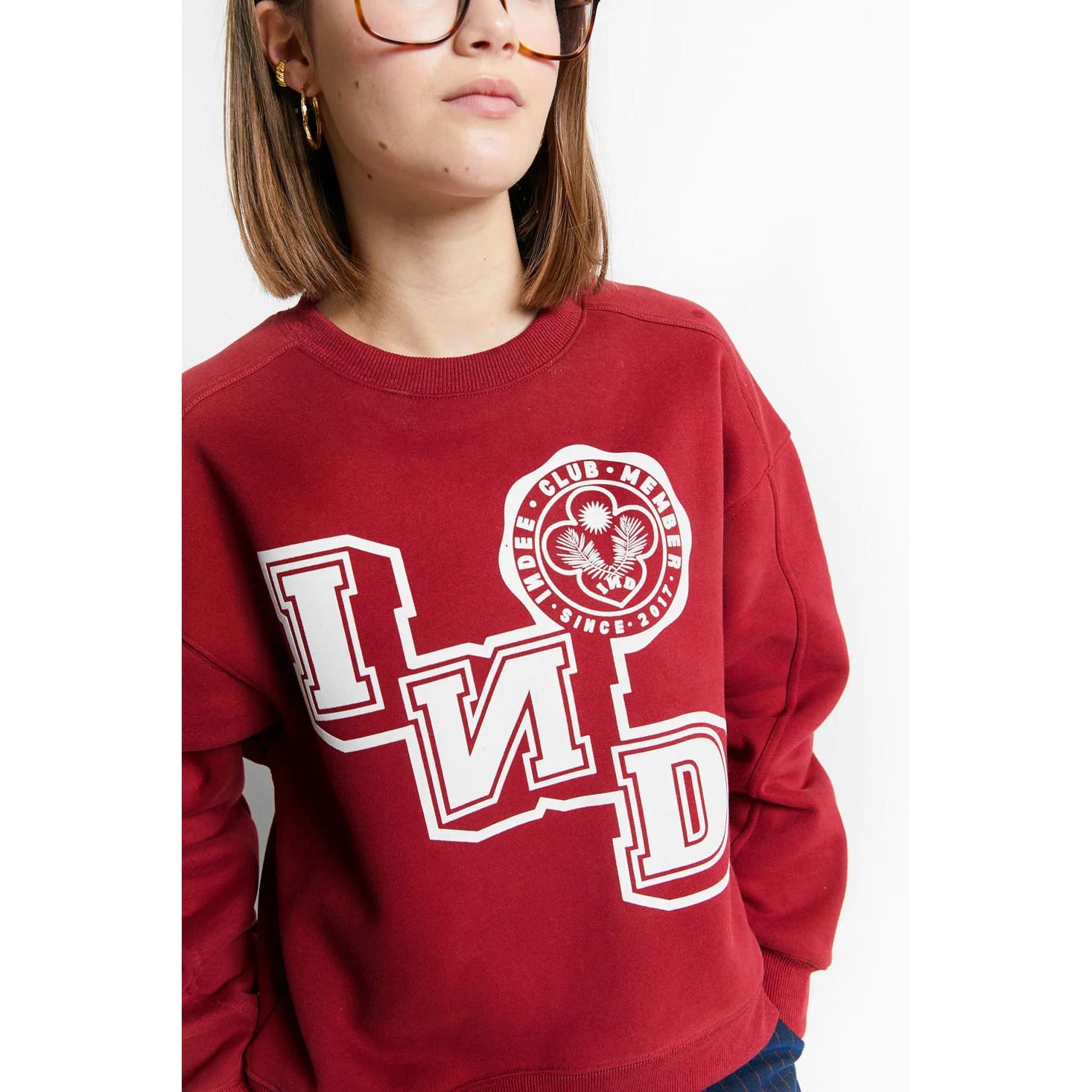 Indee Merlot Tatoo Sweater - Image 3