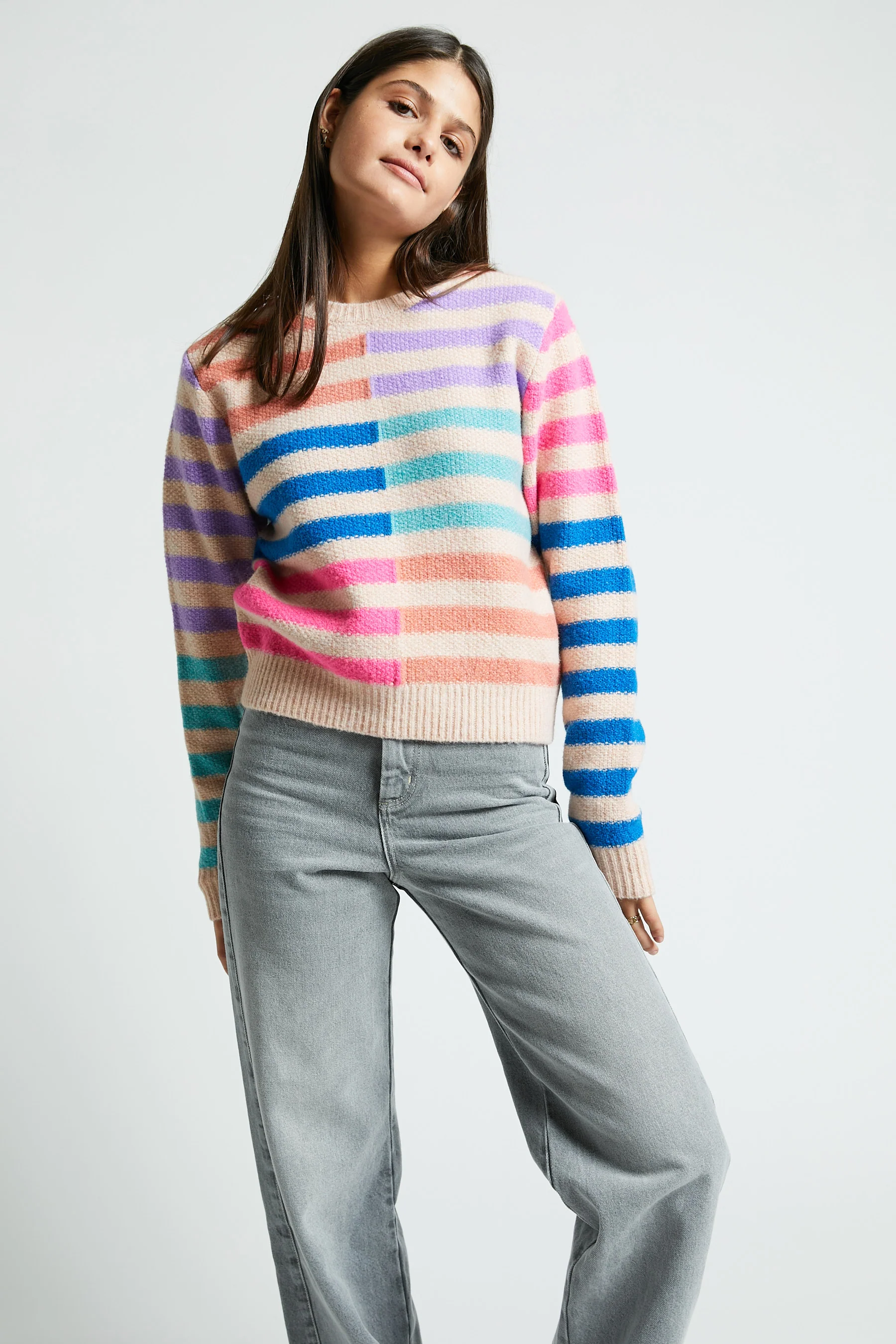 Indee Multi Stripe Pullover - Image 2