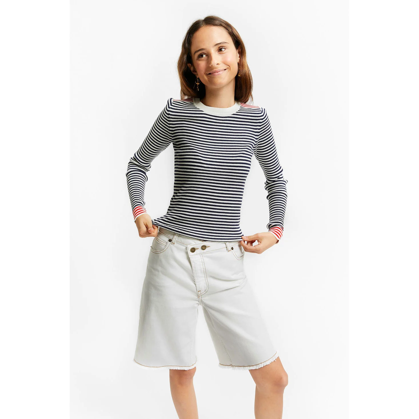 Indee Navy Stripe Vesuvio Pullover - Image 2