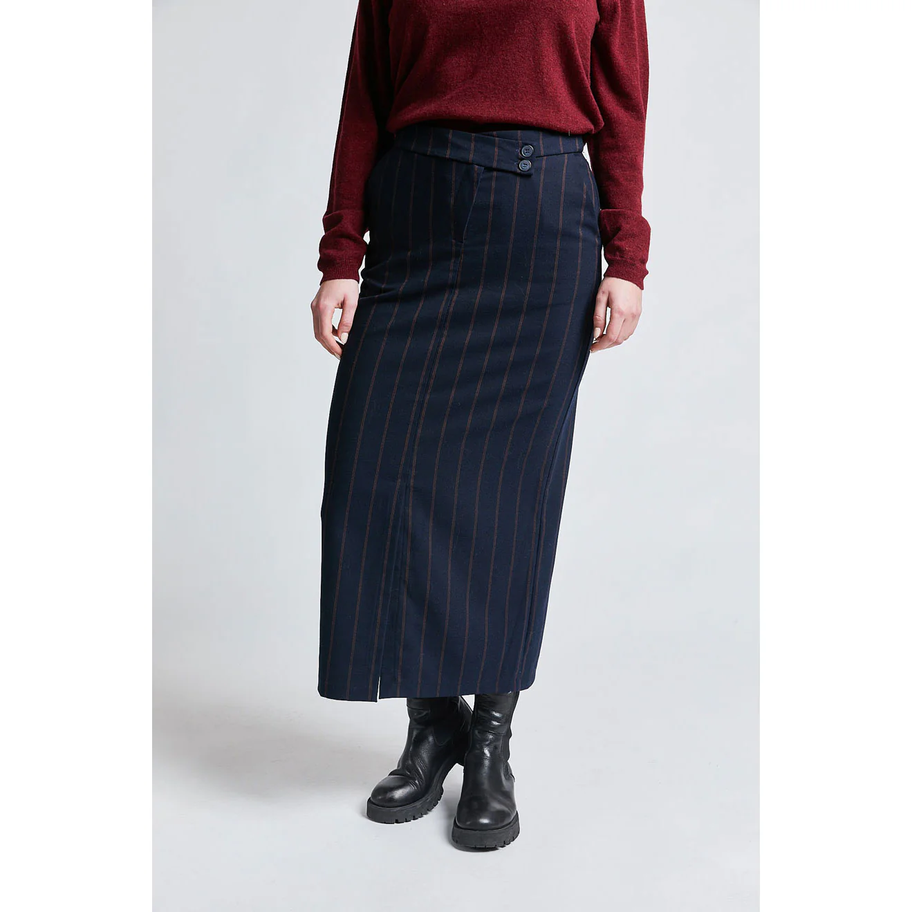 Indee Navy Treviso Skirt - Image 4