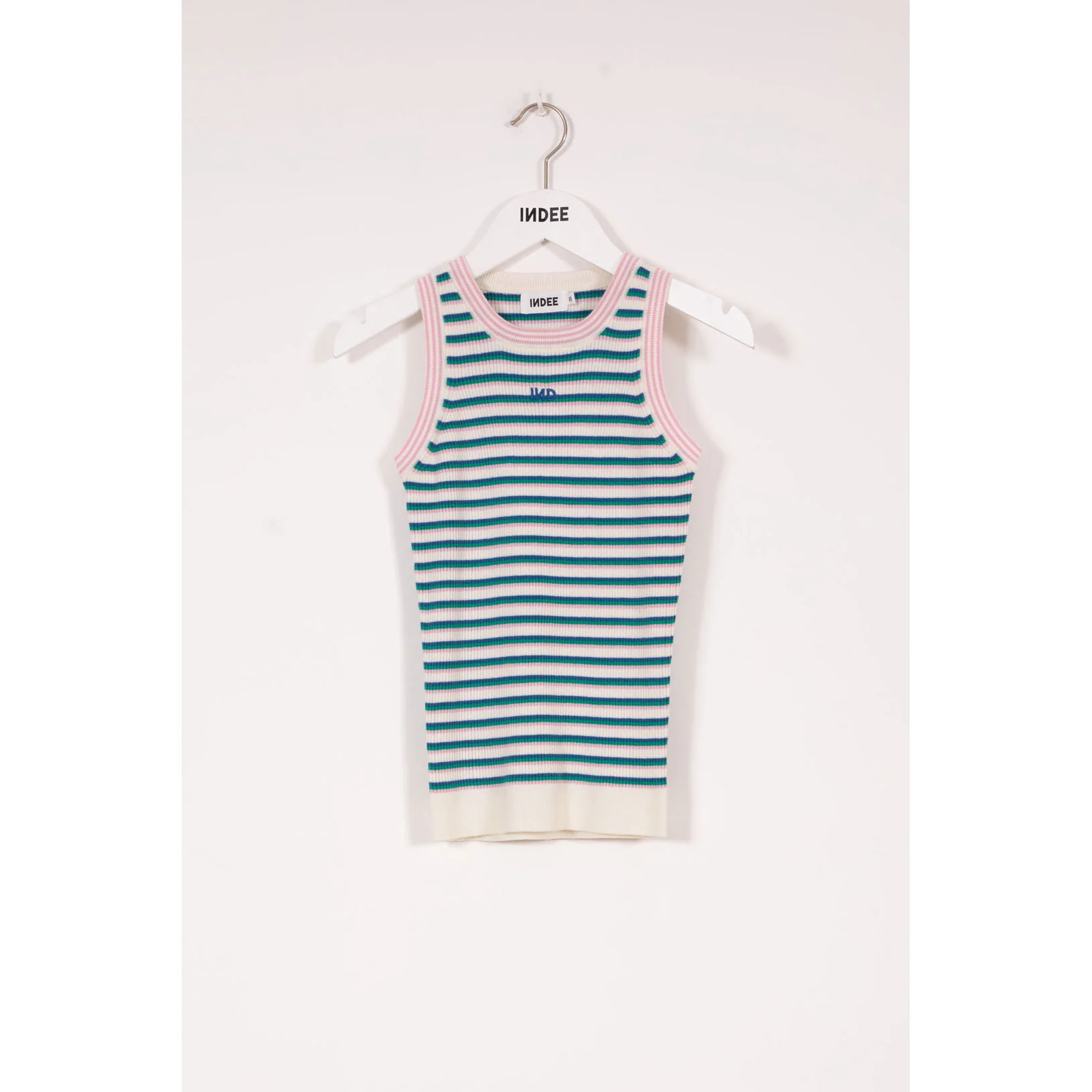 Indee Off White Stripe Venerdi  Tank Top
