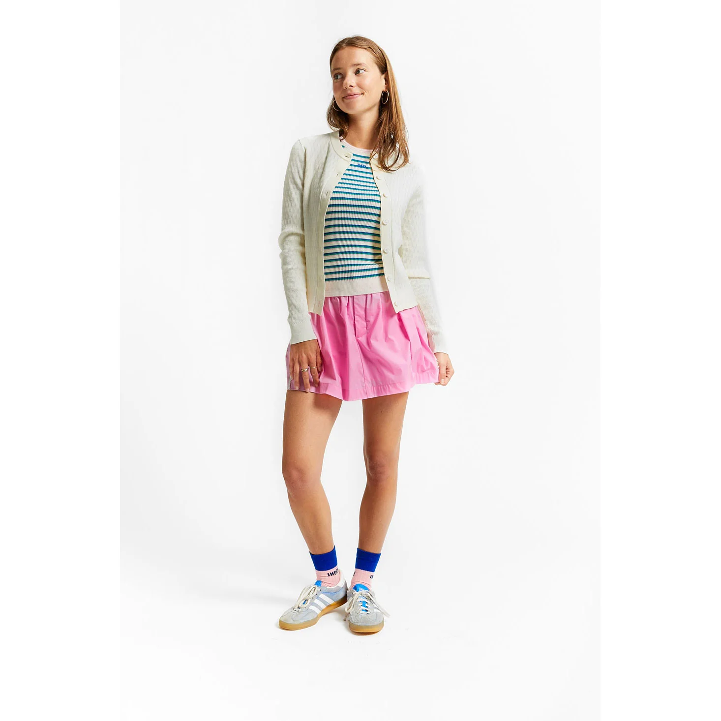 Indee Off White Stripe Venerdi  Tank Top - Image 2