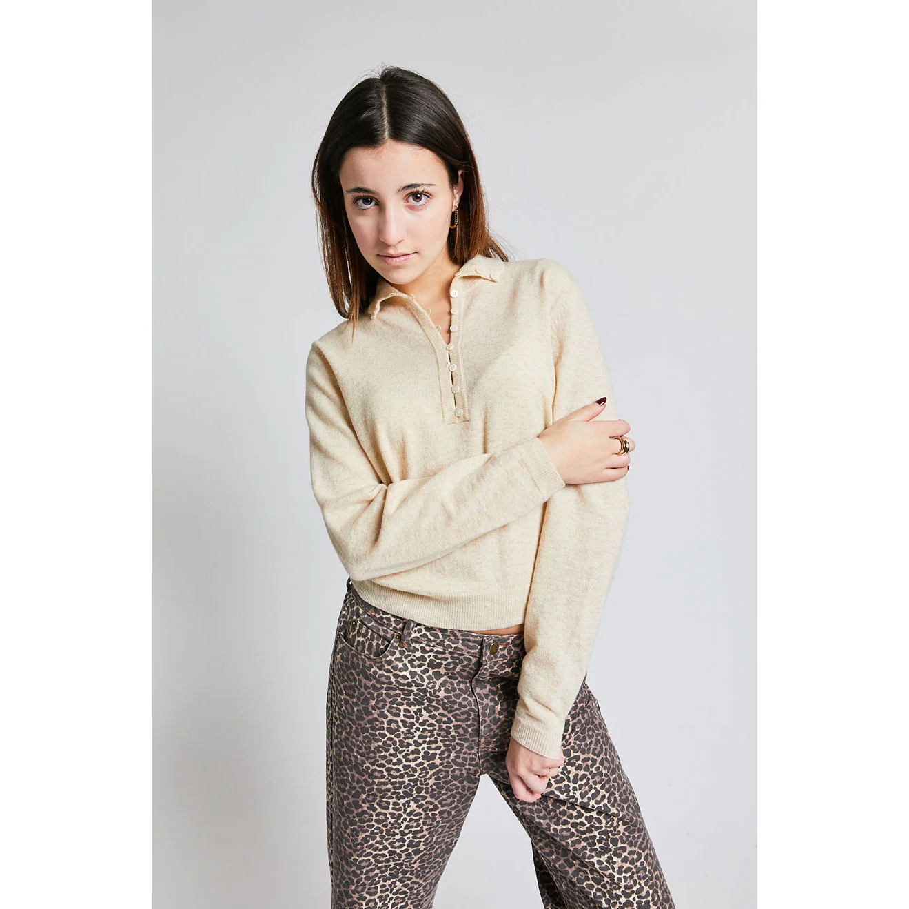 Indee Off White Tea Pullover - Image 2