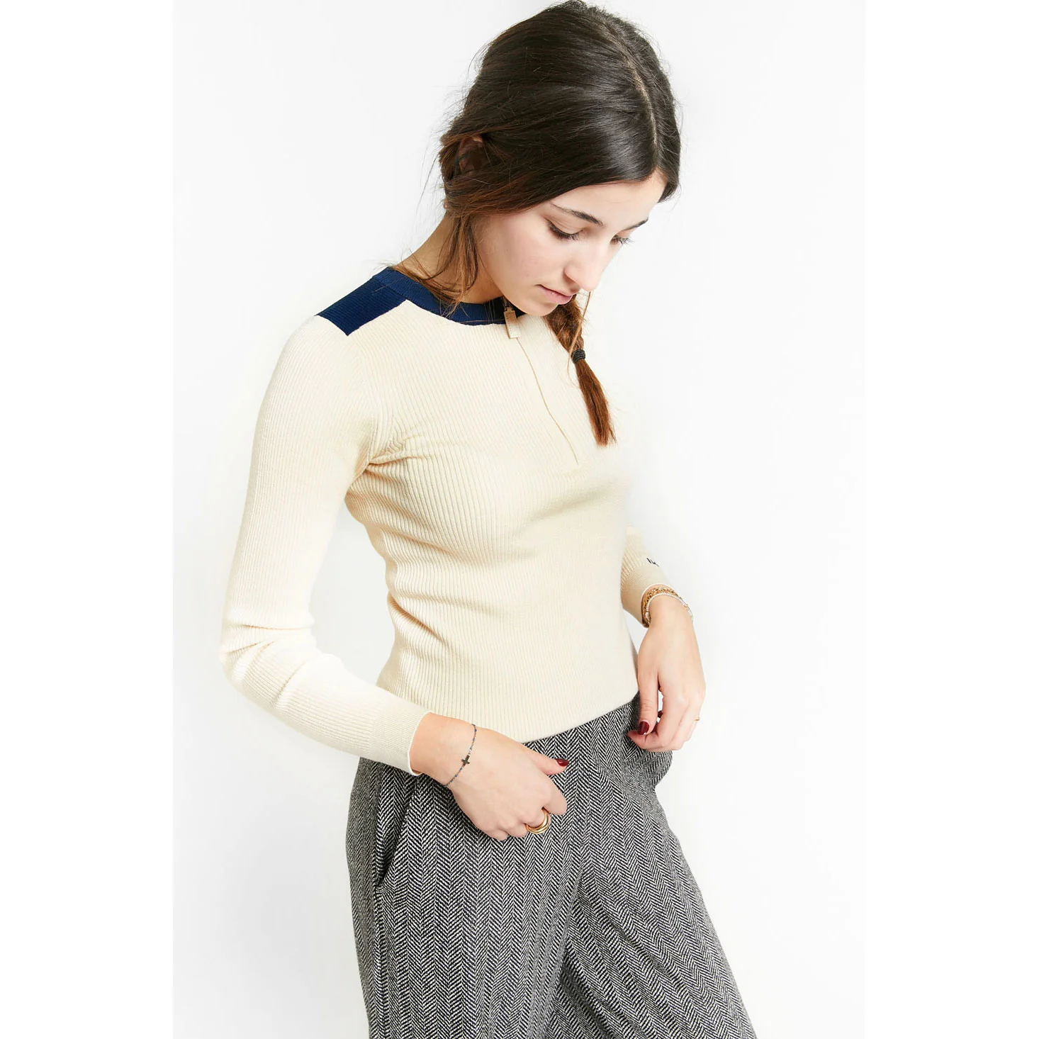 Indee Off White Together Pullover - Image 2