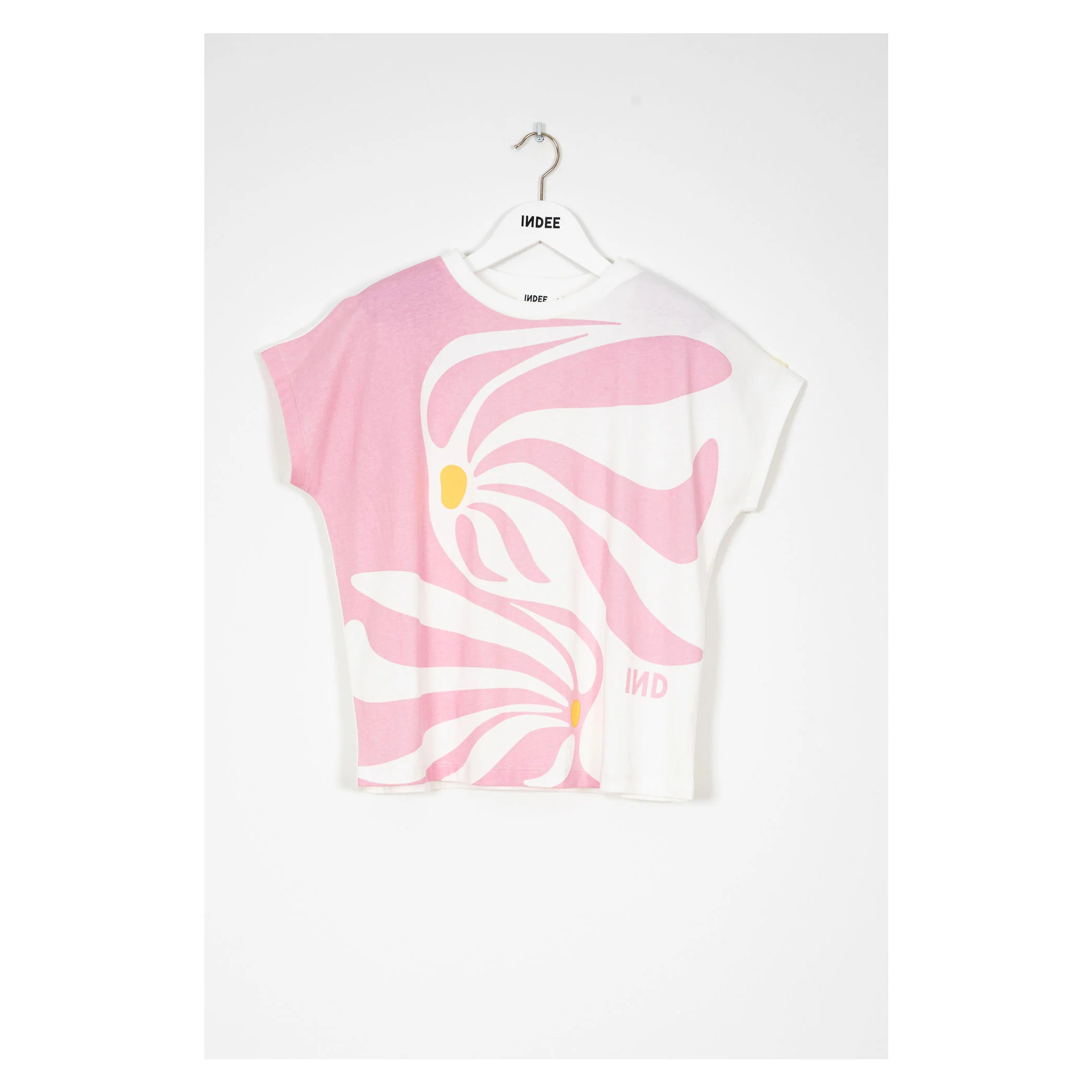 Indee Pink Printed T-Shirt