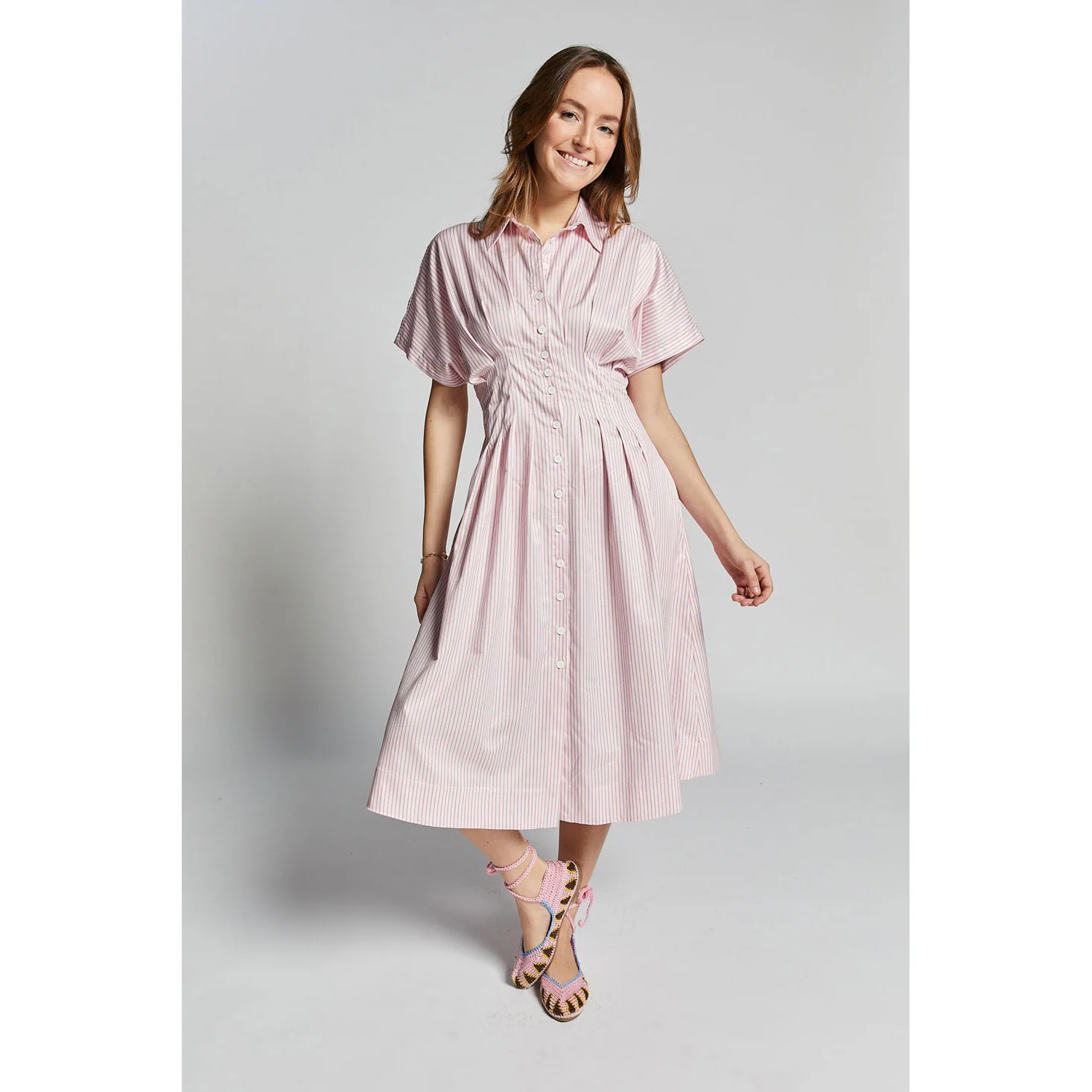 Indee Pink Valois Dress - Image 2